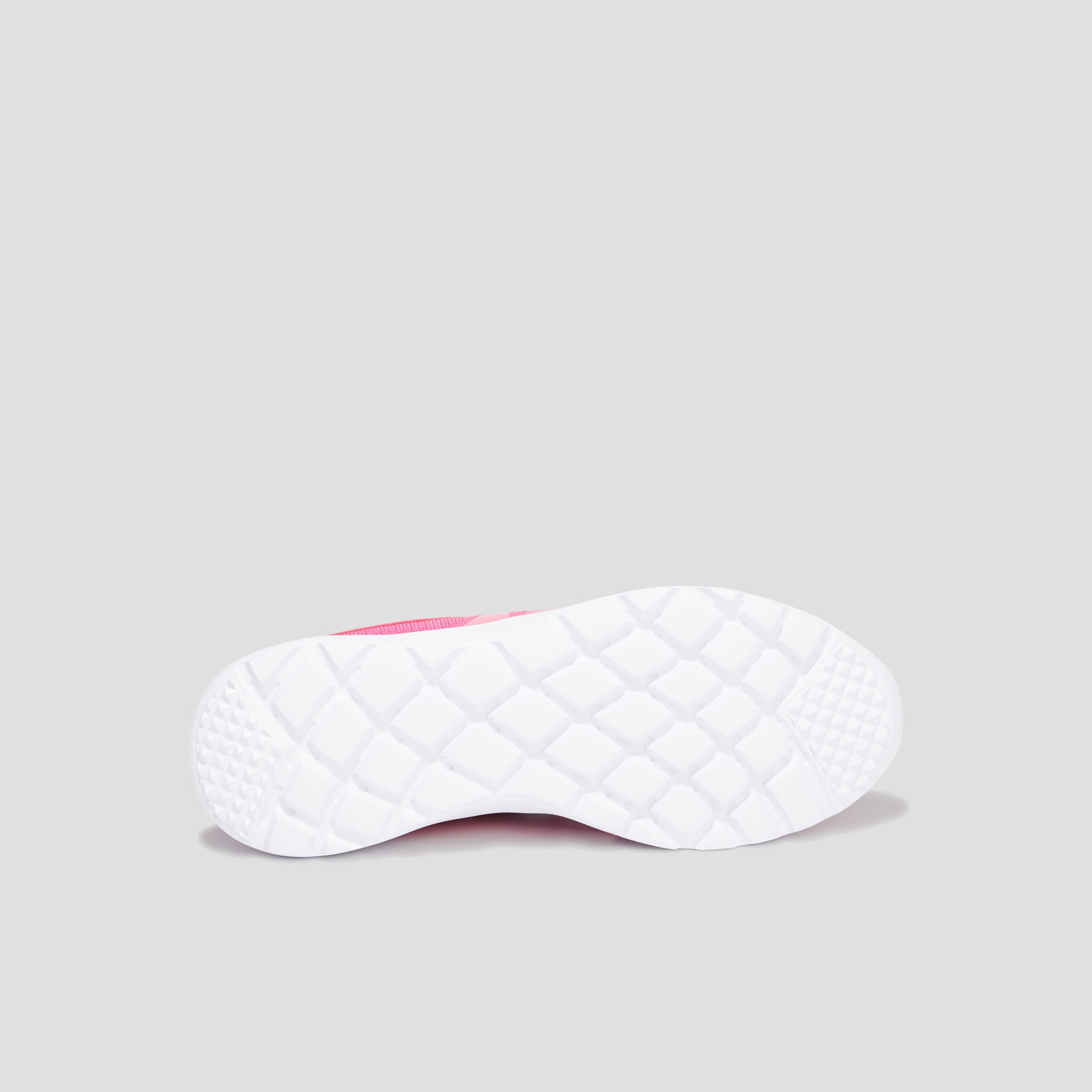 Baskets running à lacets rose fille