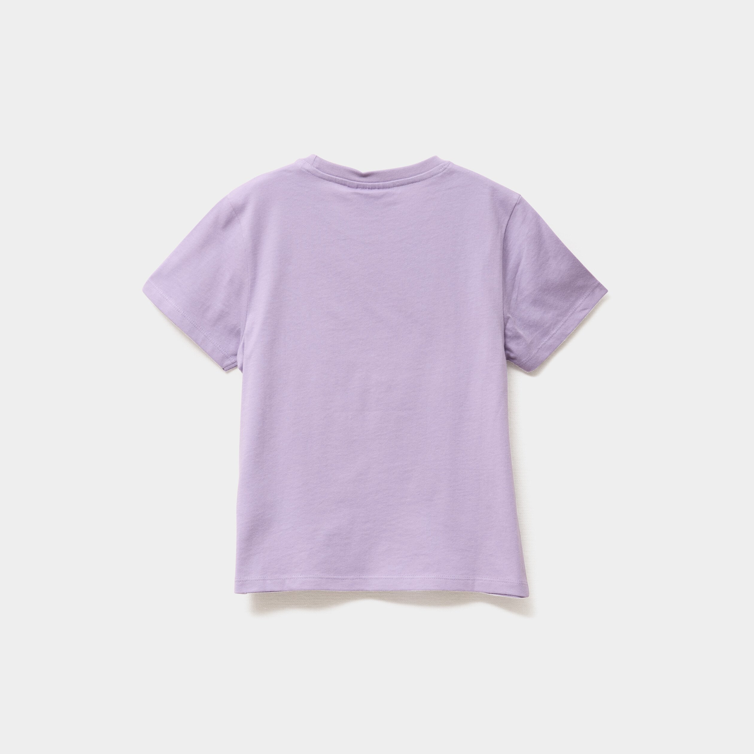 t shirt manches courtes coton stitch parme fille T-shirt manches courtes coton Stitch parme fille