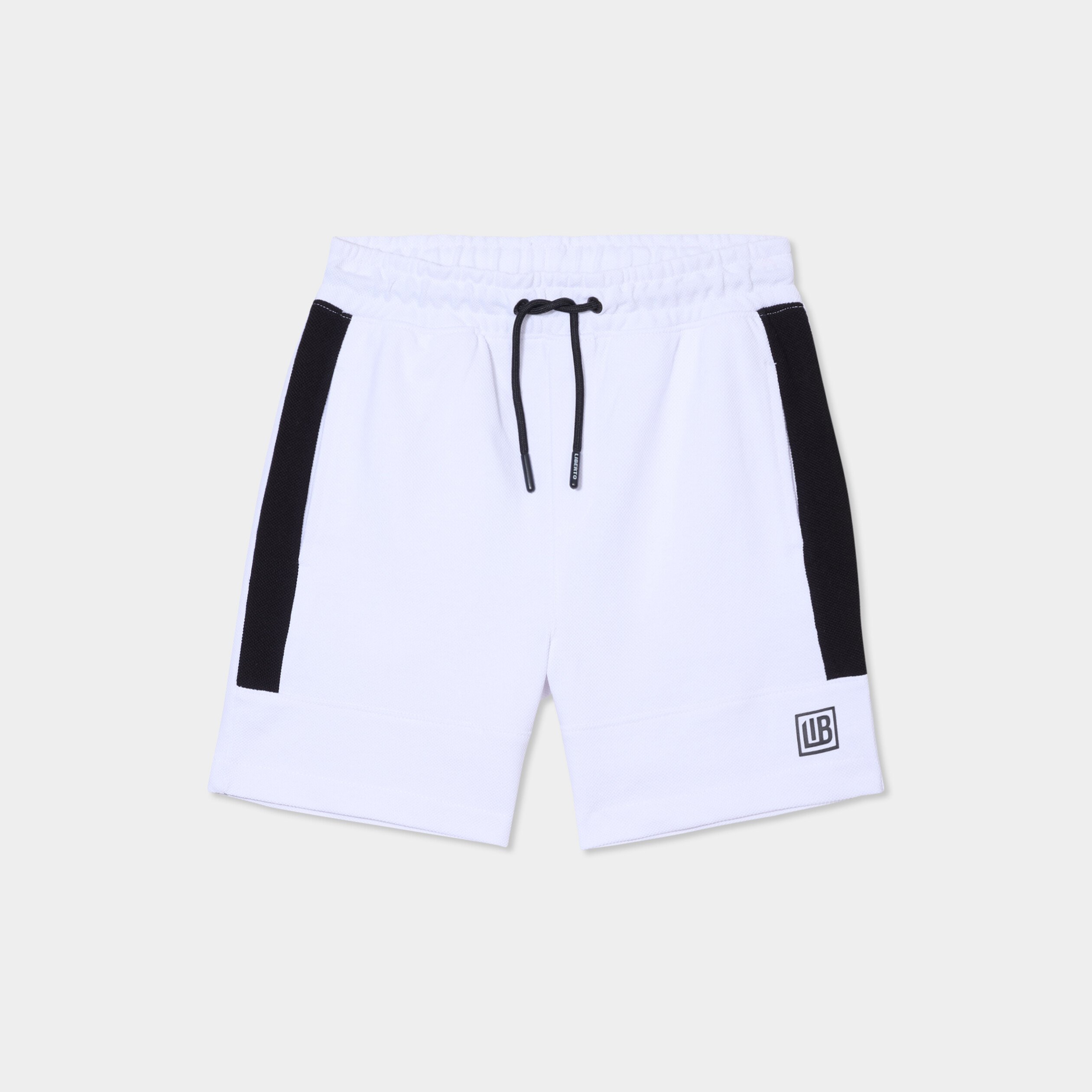 bermuda de jogging regular coton blanc garcon Bermuda de jogging regular coton blanc garçon