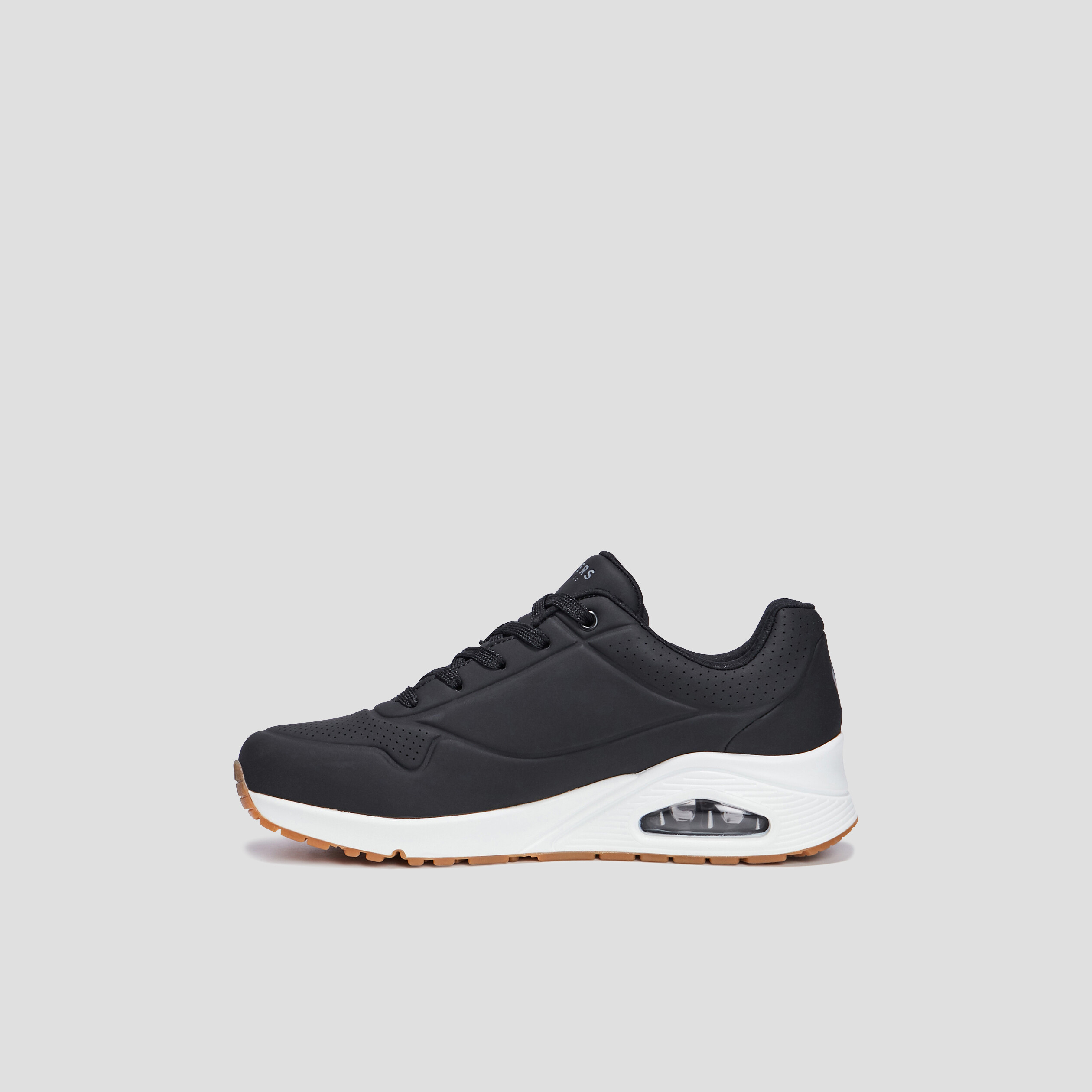 baskets running a lacets skechers uno noir femme Baskets running à lacets Skechers Uno noir femme