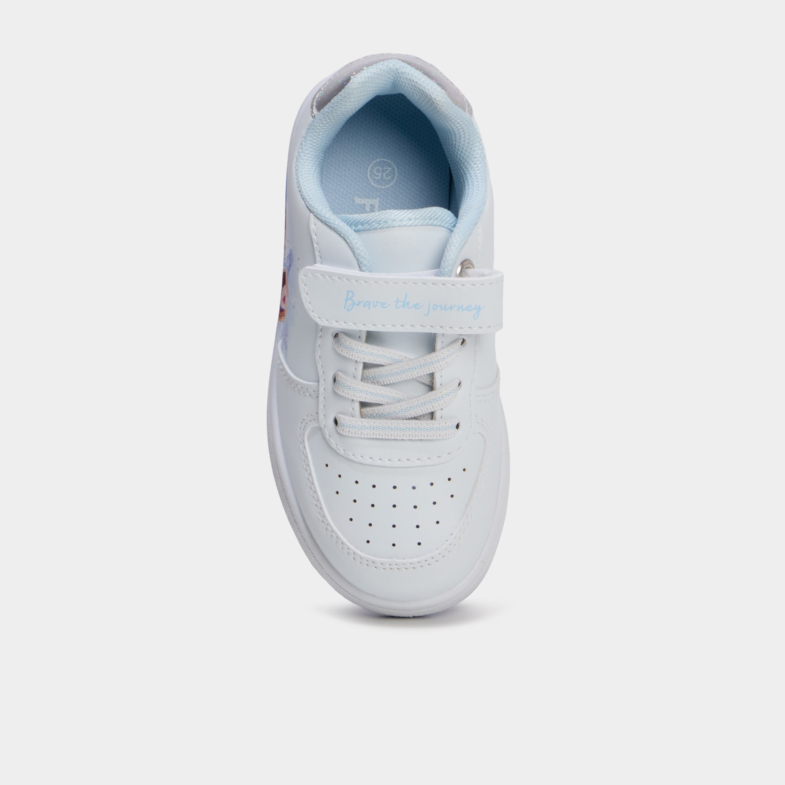 Tennis basses Reine des neiges blanc fille