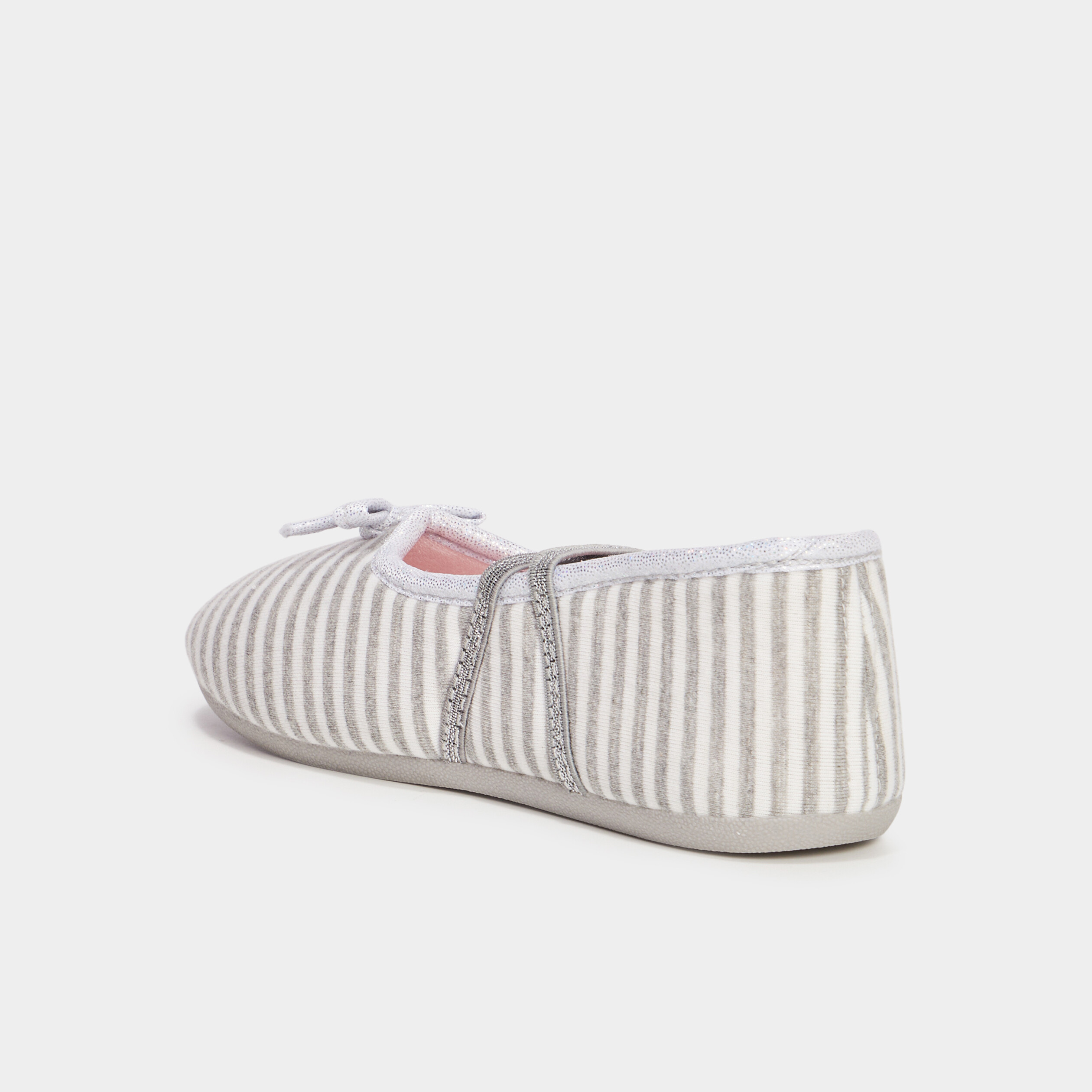 chaussons ballerines gris fille Chaussons ballerines gris fille