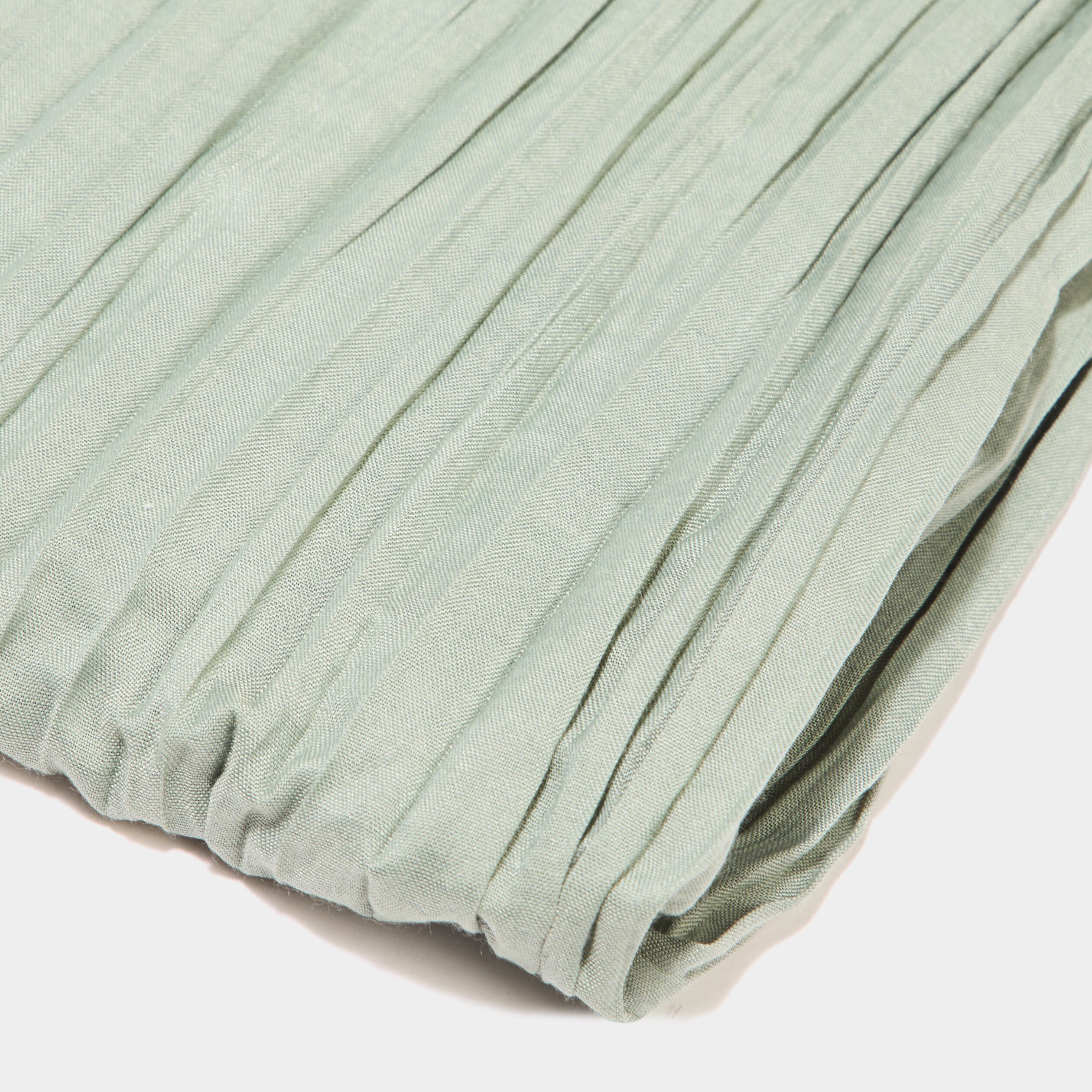 foulard aspect froisse vert femme Foulard aspect froissé vert femme