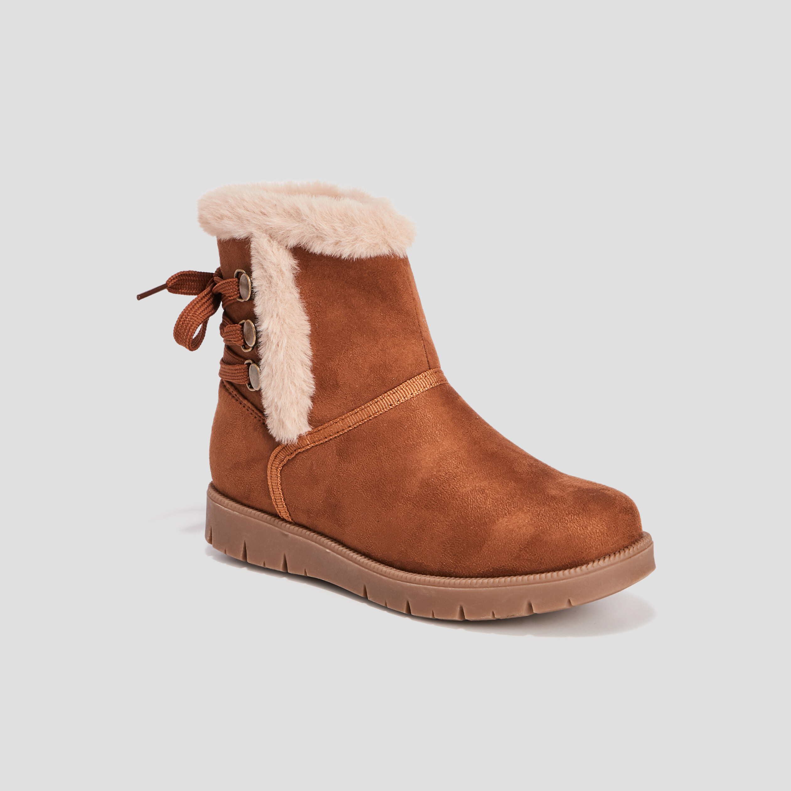 Bottes fourrées bébé fille - camel, Chaussures