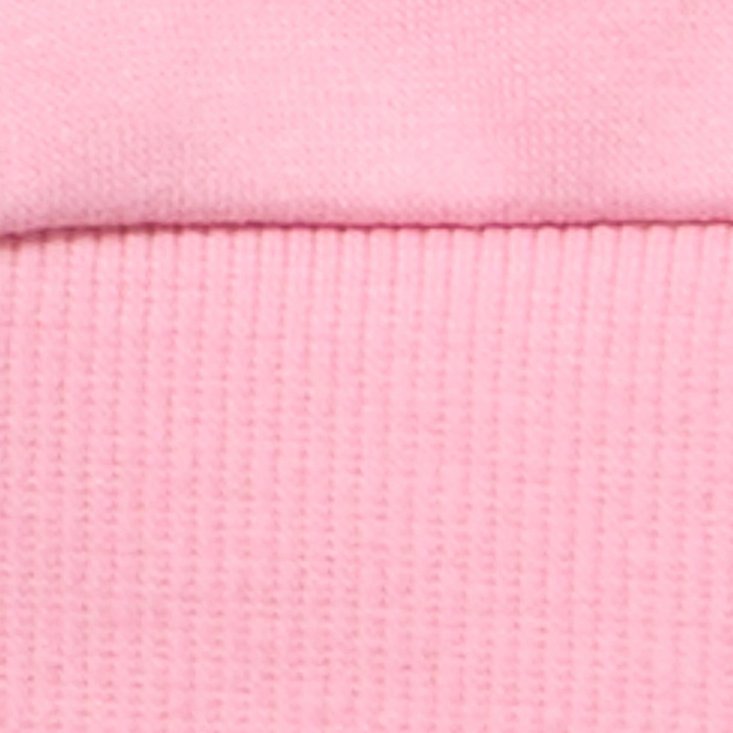 Sweat col rond manches longues rose clair fille
