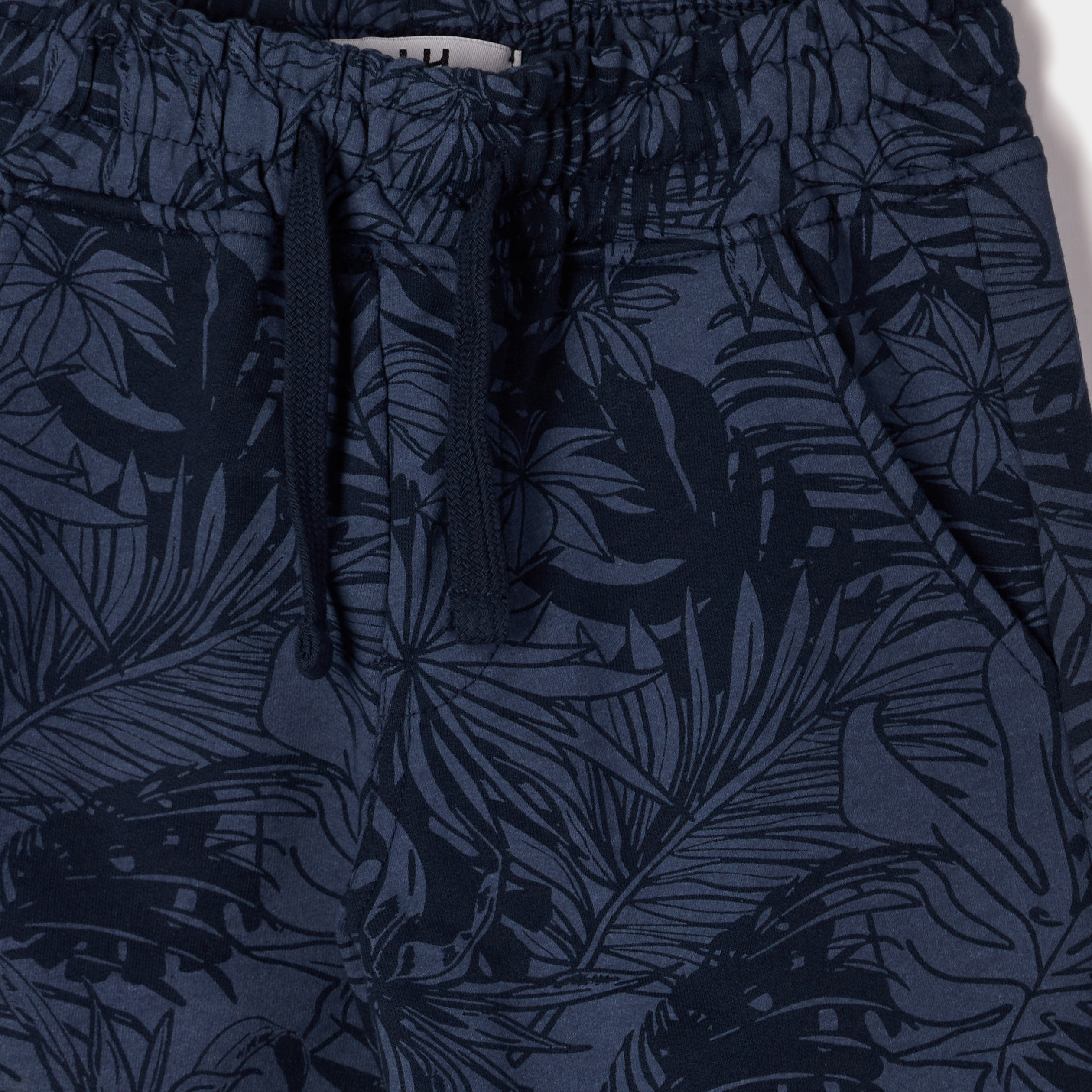 short jogging coupe droite a coulisse bleu garcon Short jogging coupe droite à coulisse bleu garçon