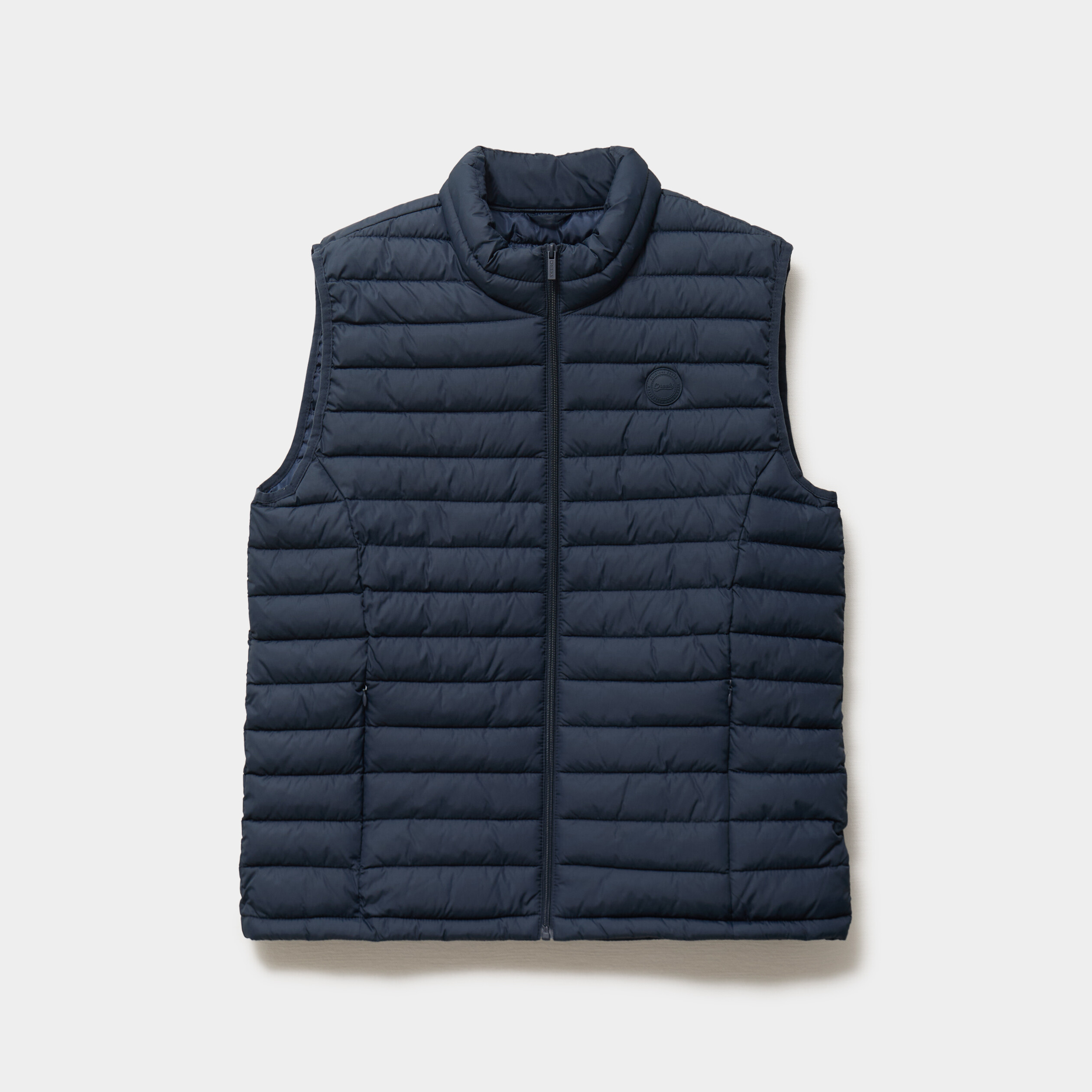 Doudoune sans manches l&eacute;g&egrave;re d&eacute;perlante bleu marine homme