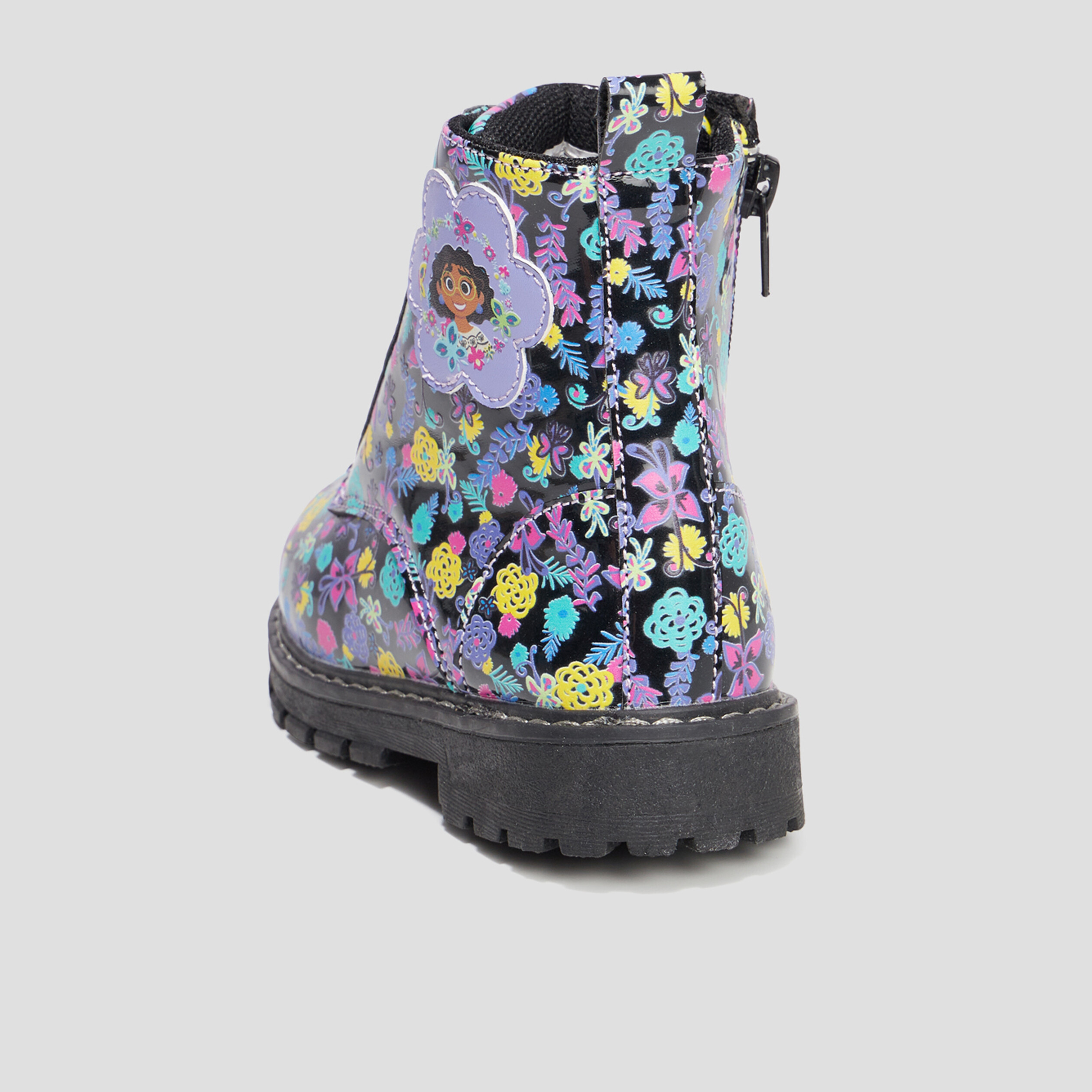 Bottines Femme Koi Fashion - Taille UK 6, Noires, Zippées, Occasion