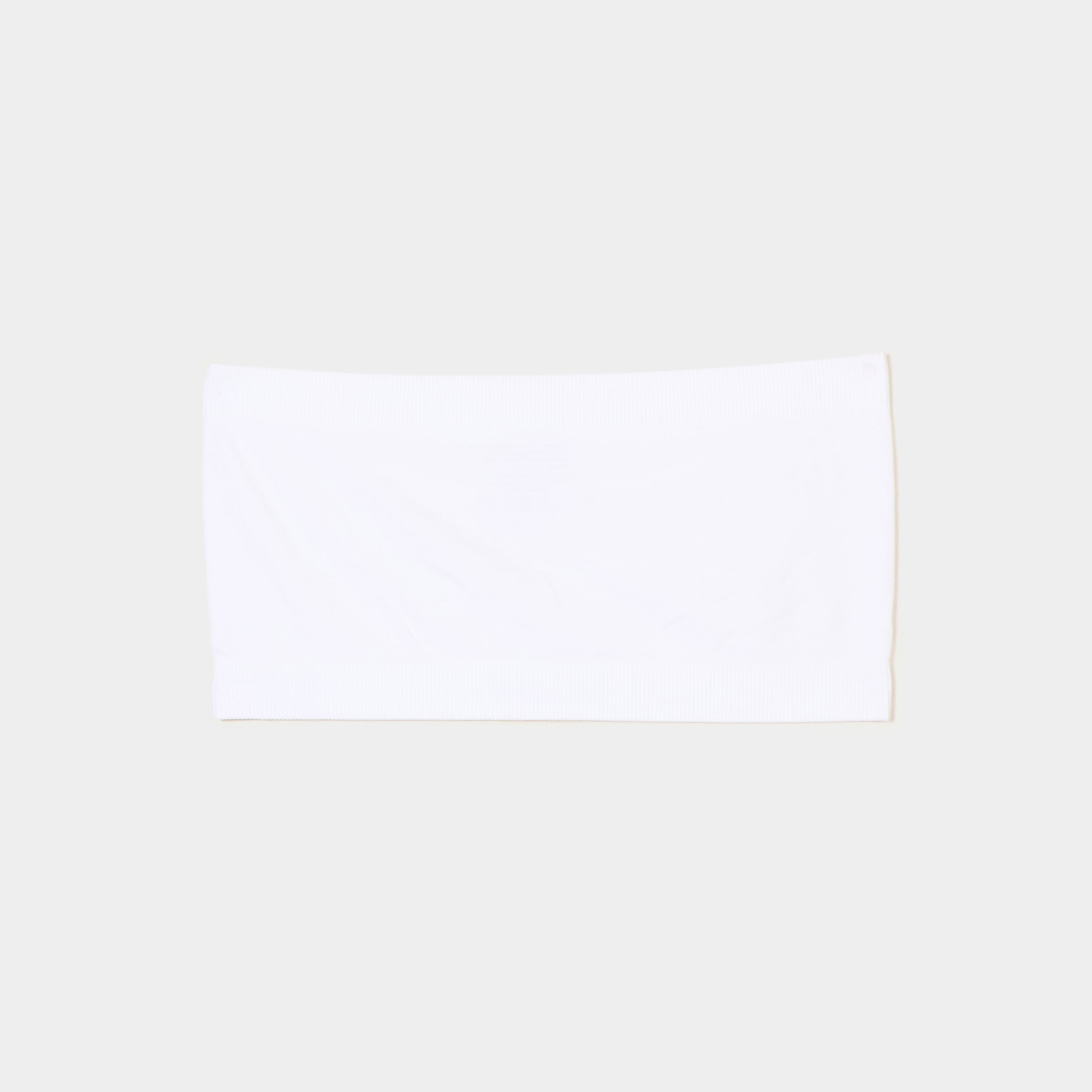 Lot 2 bandeaux coton sans armatures blanc femme
