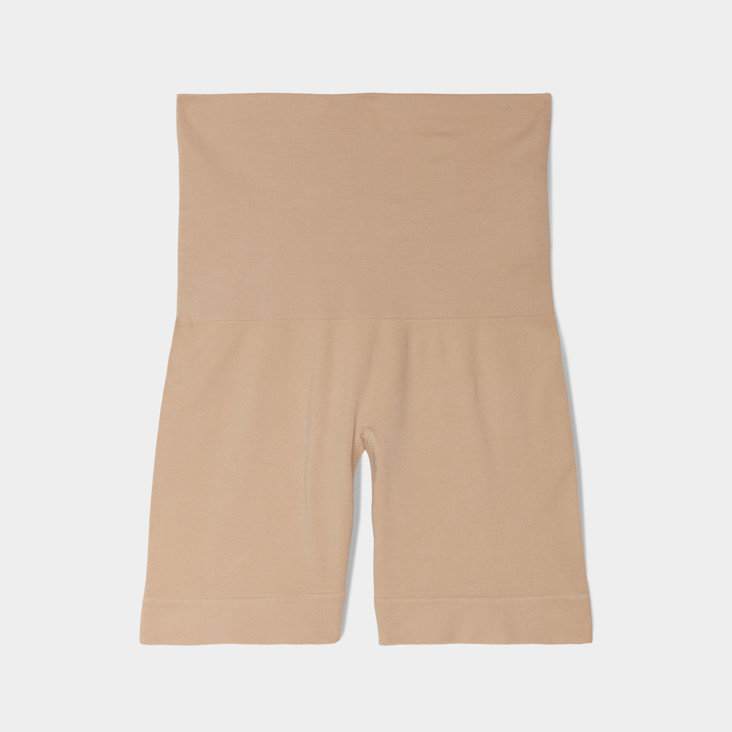 Short cycliste gainant sans couture beige femme