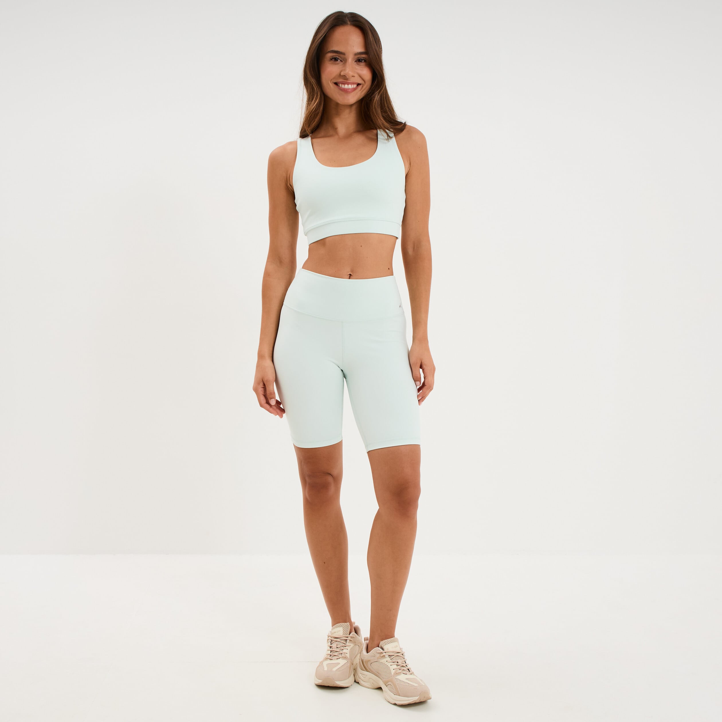 Brassi&egrave;re de sport dos nageur bleu turquoise femme