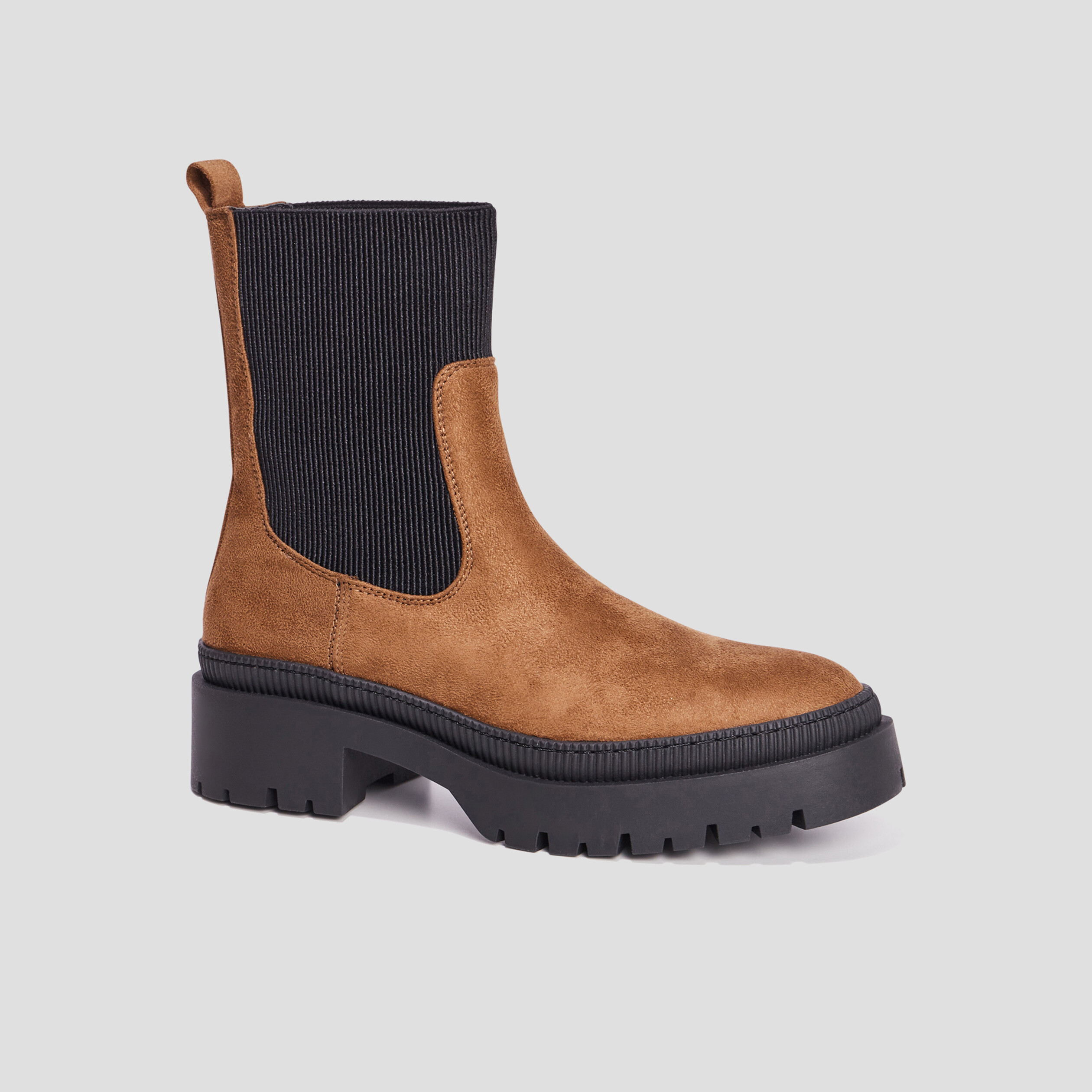 bottines ranger avec elastiques marron femme Bottines ranger avec élastiques marron femme