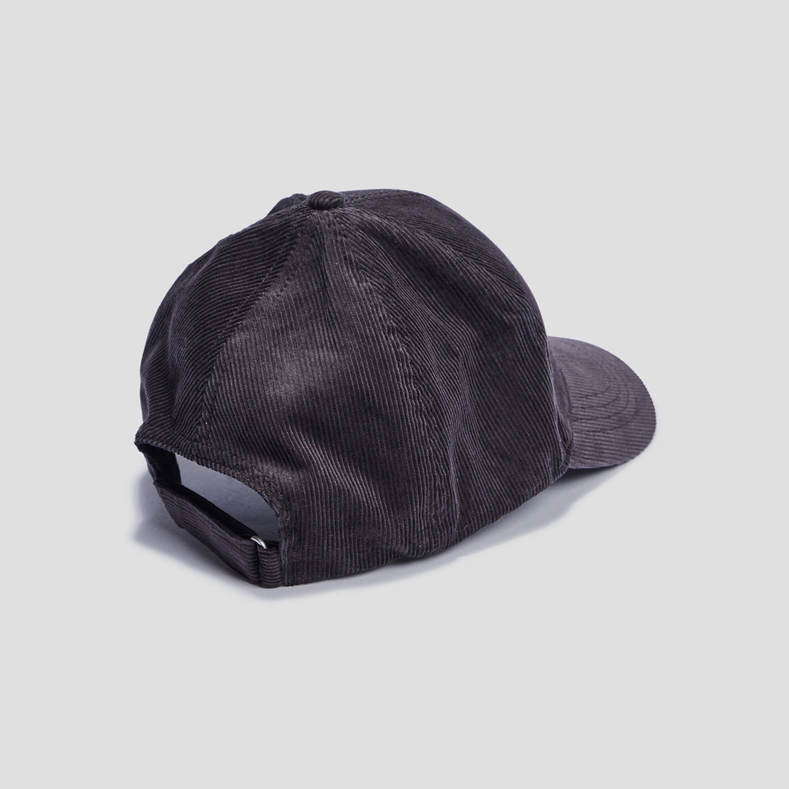 Casquette velours gris foncé homme