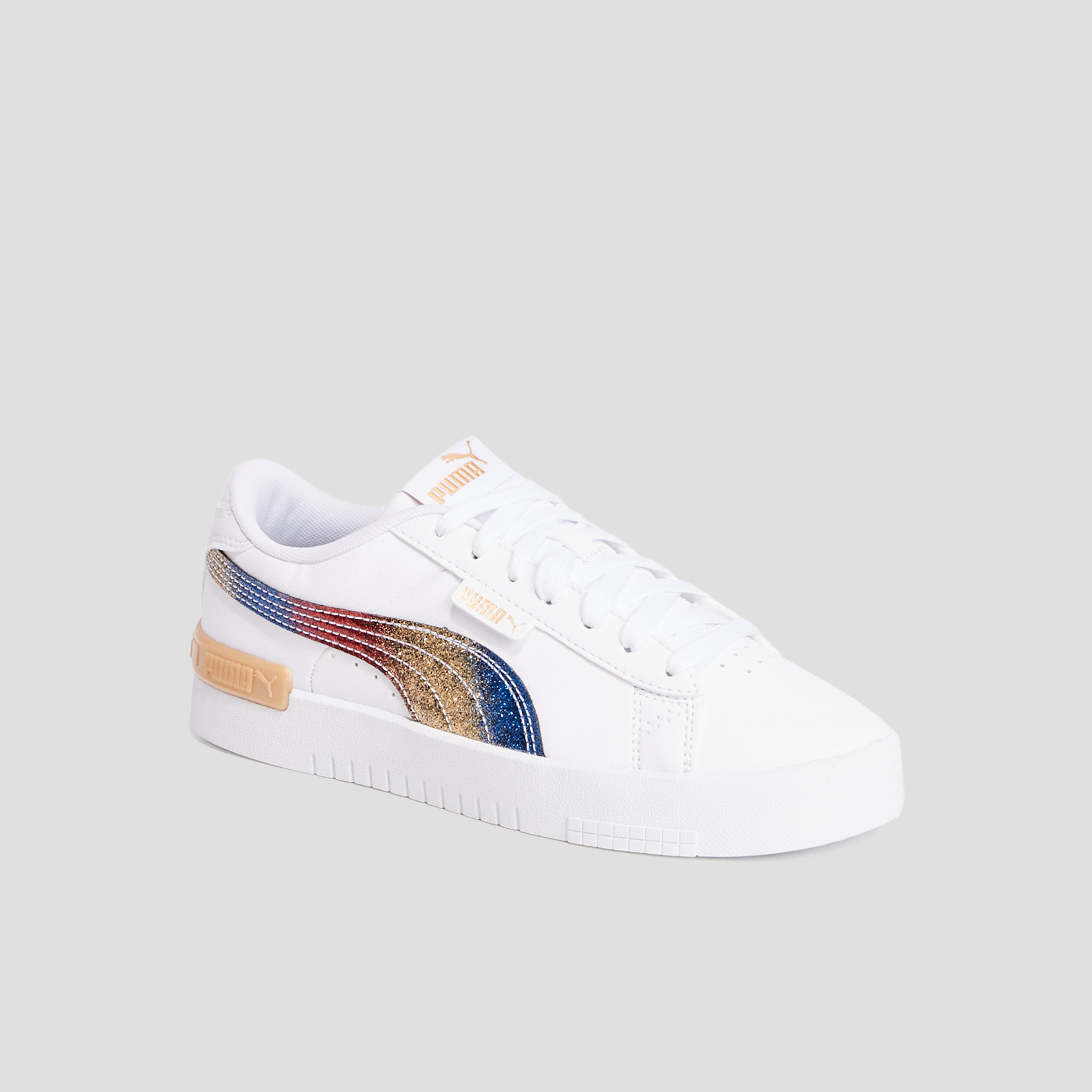 tennis a lacets puma jada blanc fille Tennis à lacets Puma Jada blanc fille