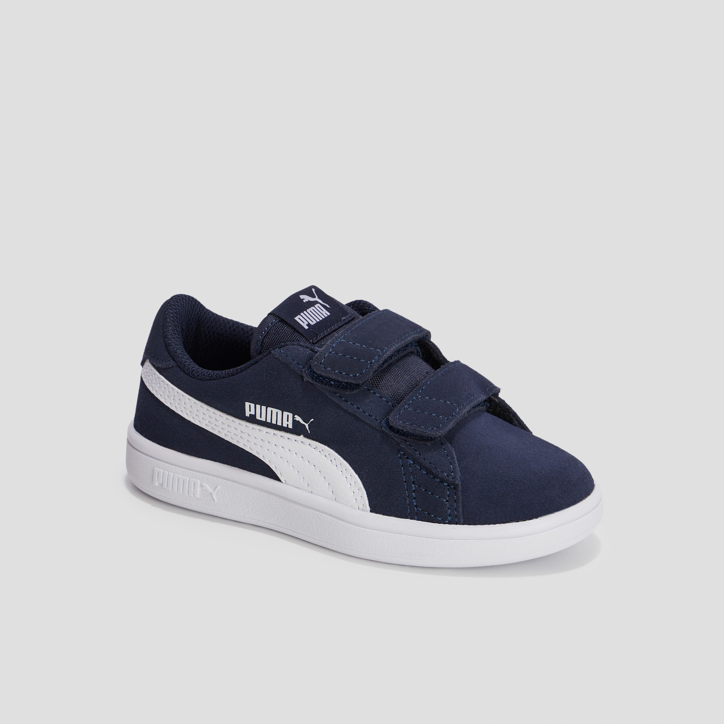 Tennis à scratchs Smash V2 SD Puma bleu marine garçon