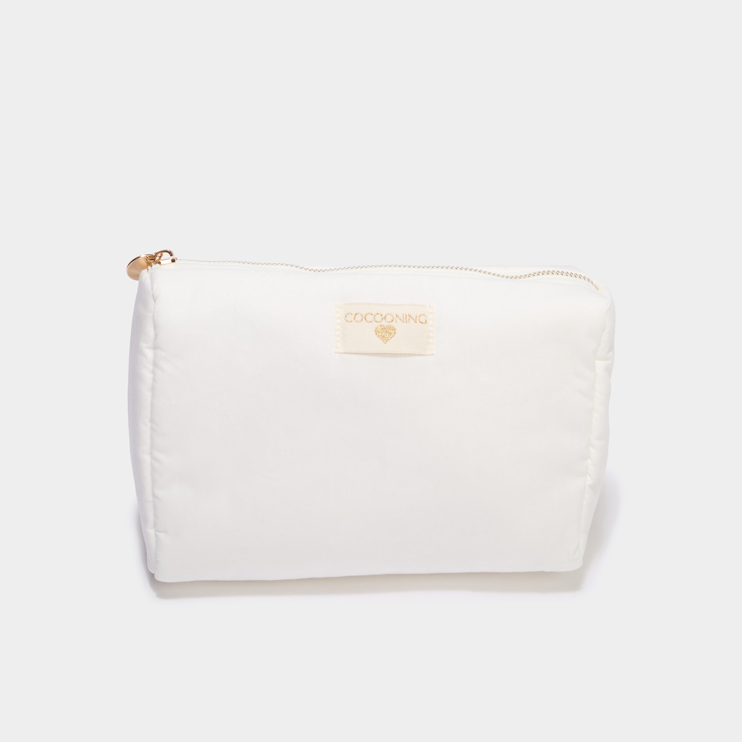 Trousse de toilette coton ivoire mixte