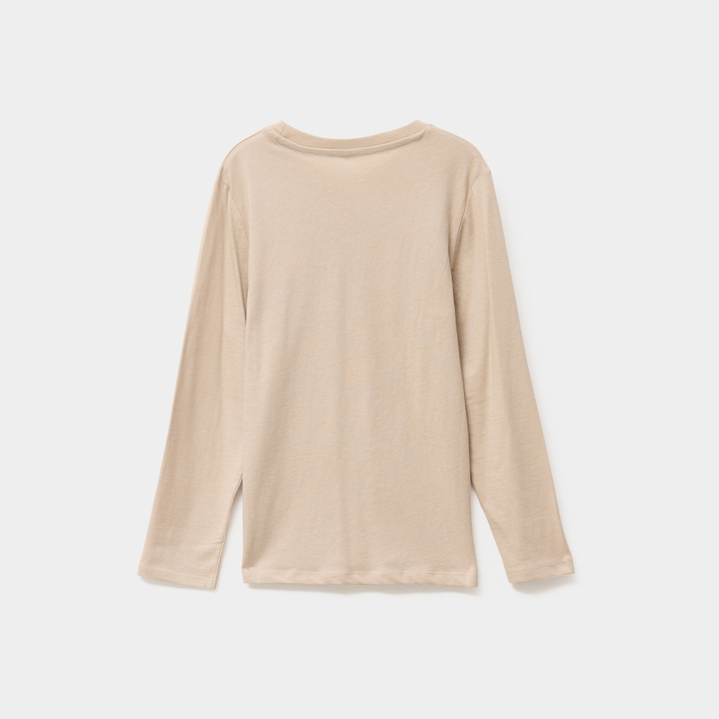 T-shirt manches longues coton gris foncé garçon