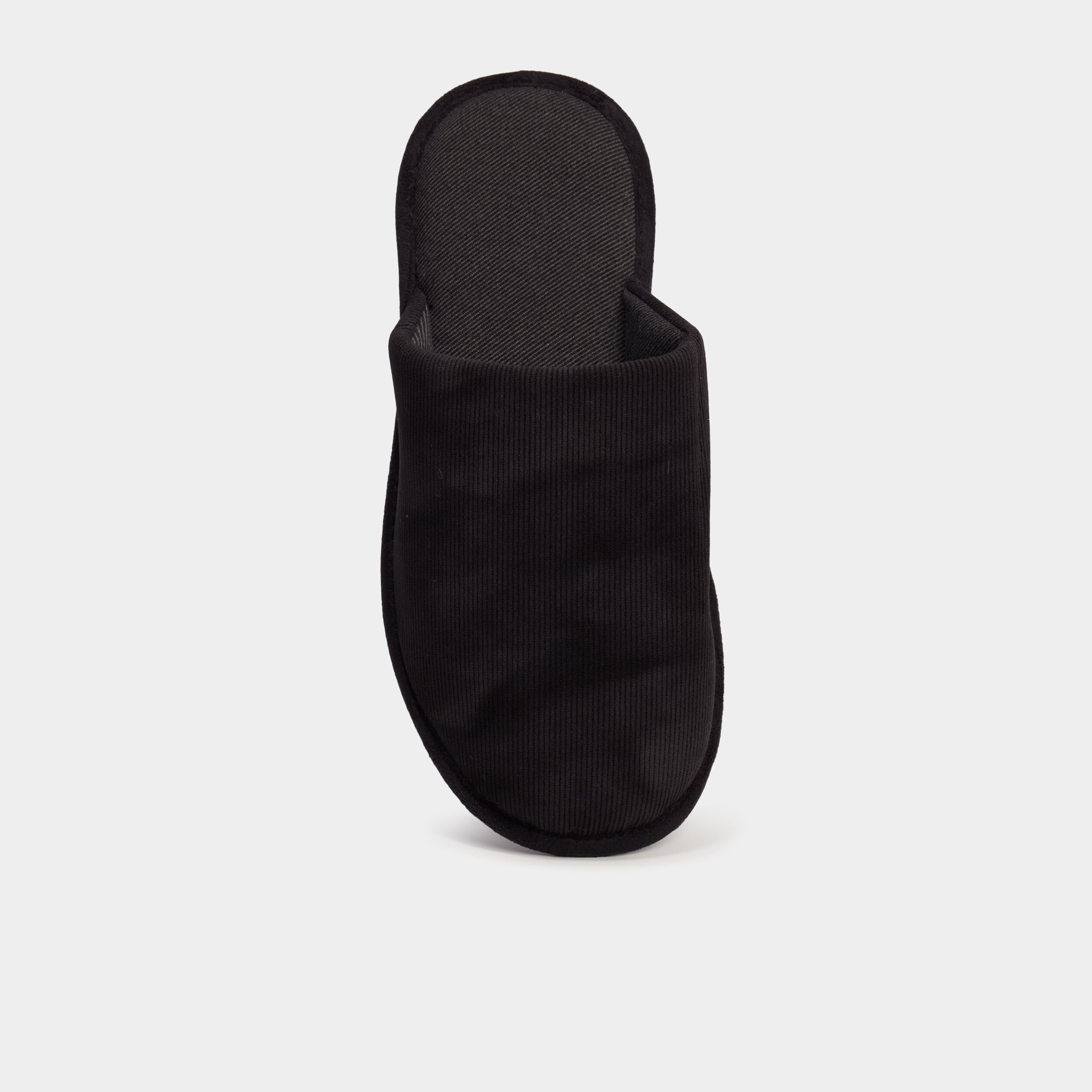 Chaussons mules noir homme