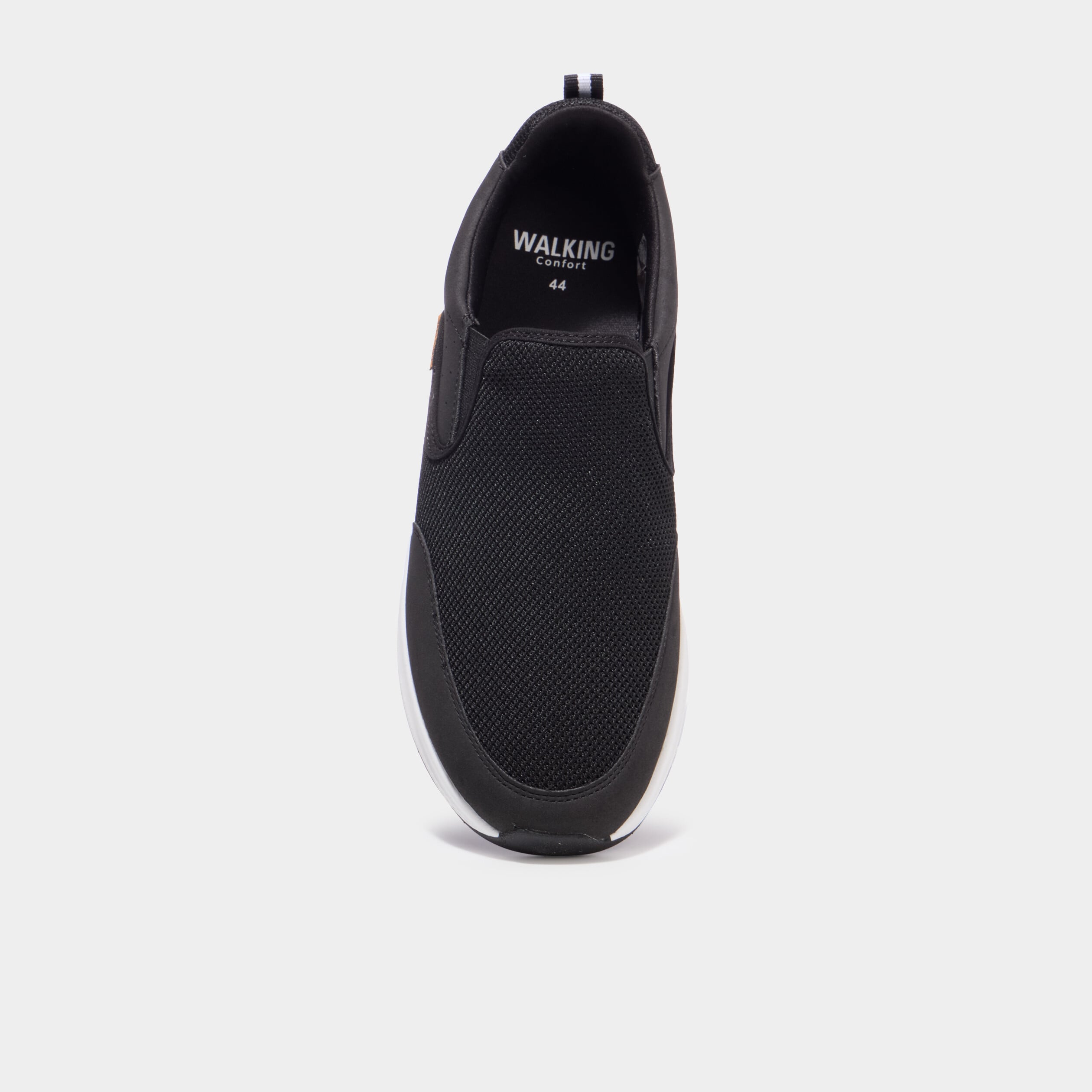 Baskets semelles &eacute;paisses noir homme