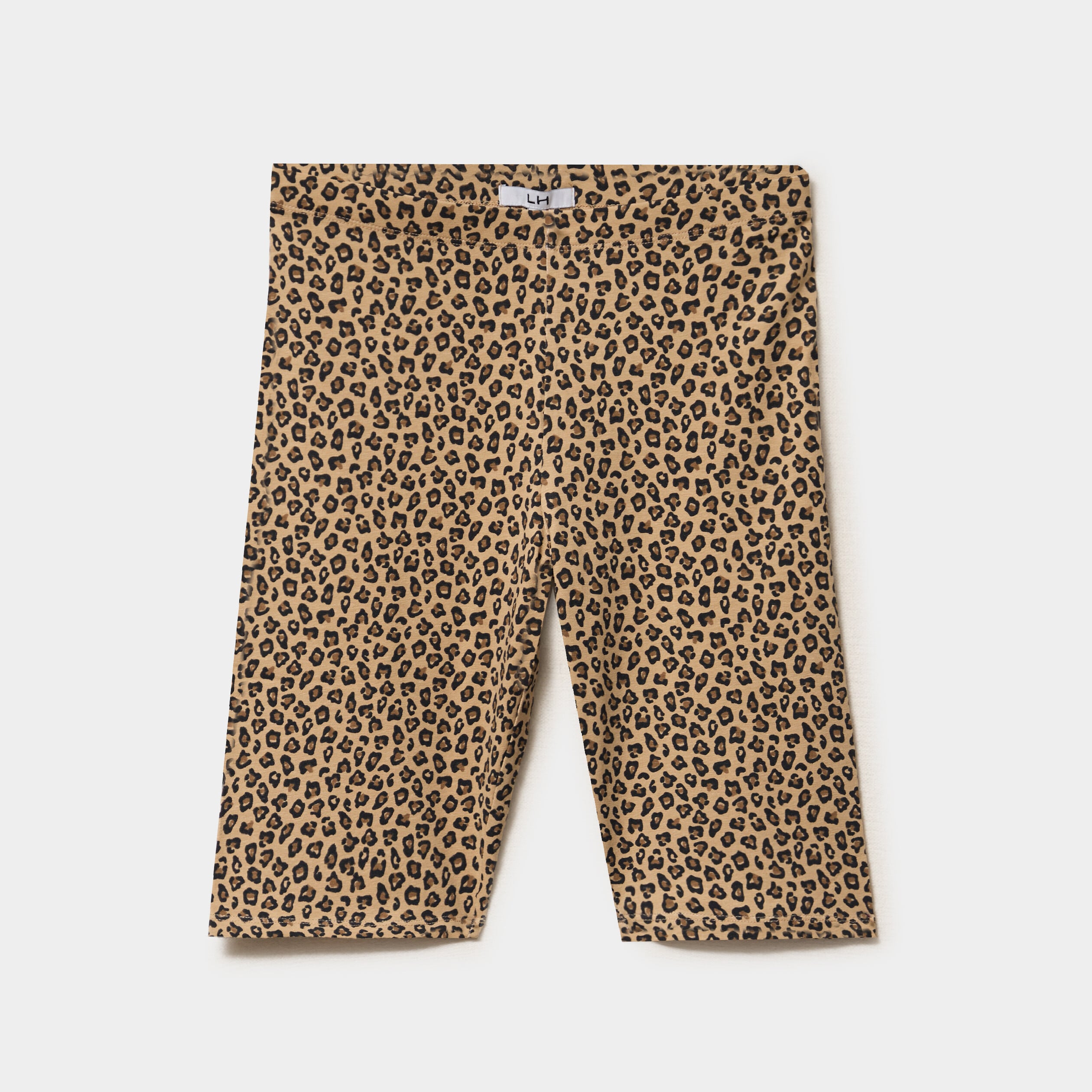 Short cycliste coton stretch beige femme