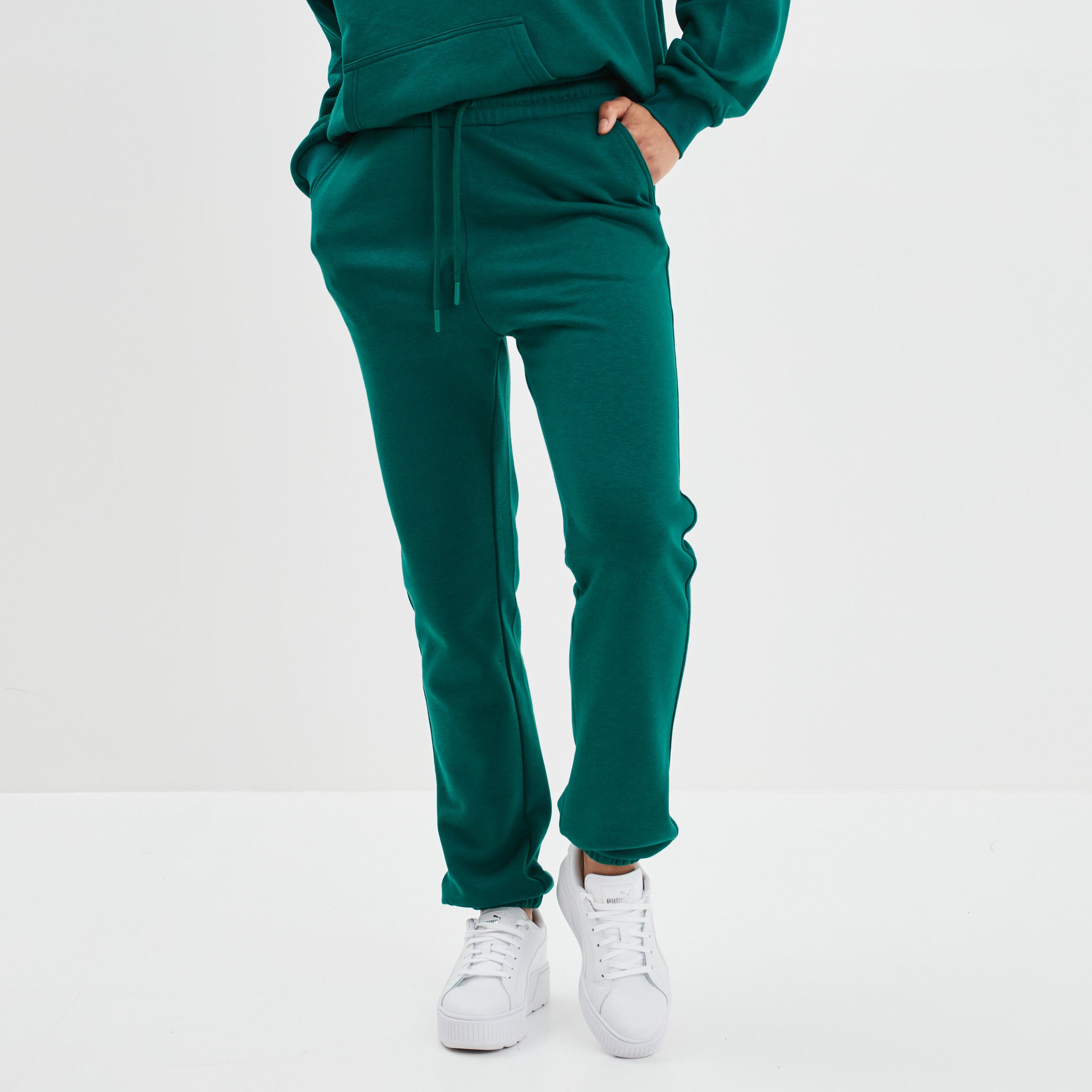 Pantalon jogging vert best sale