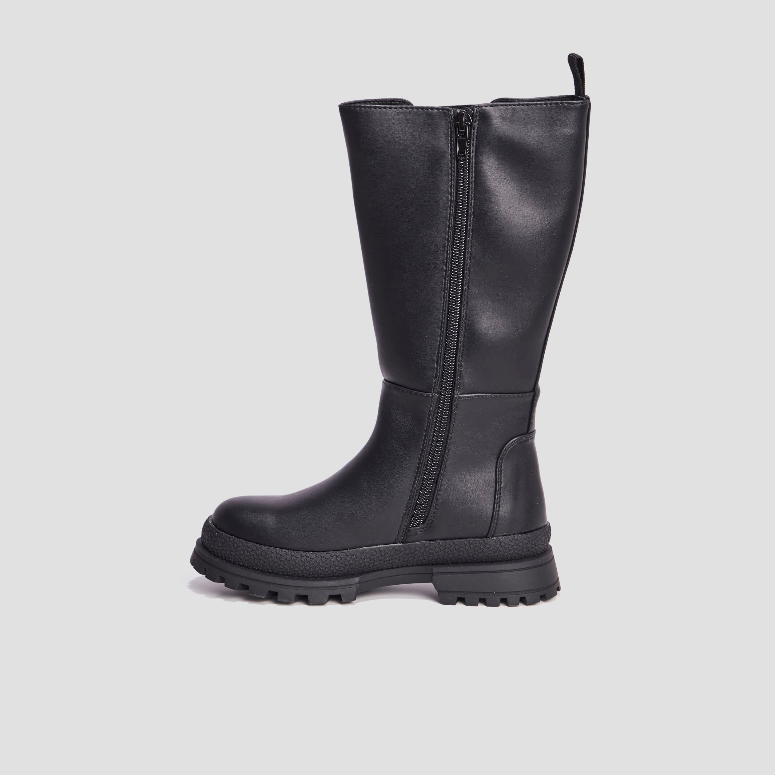 Bottes crant&eacute;es noir fille