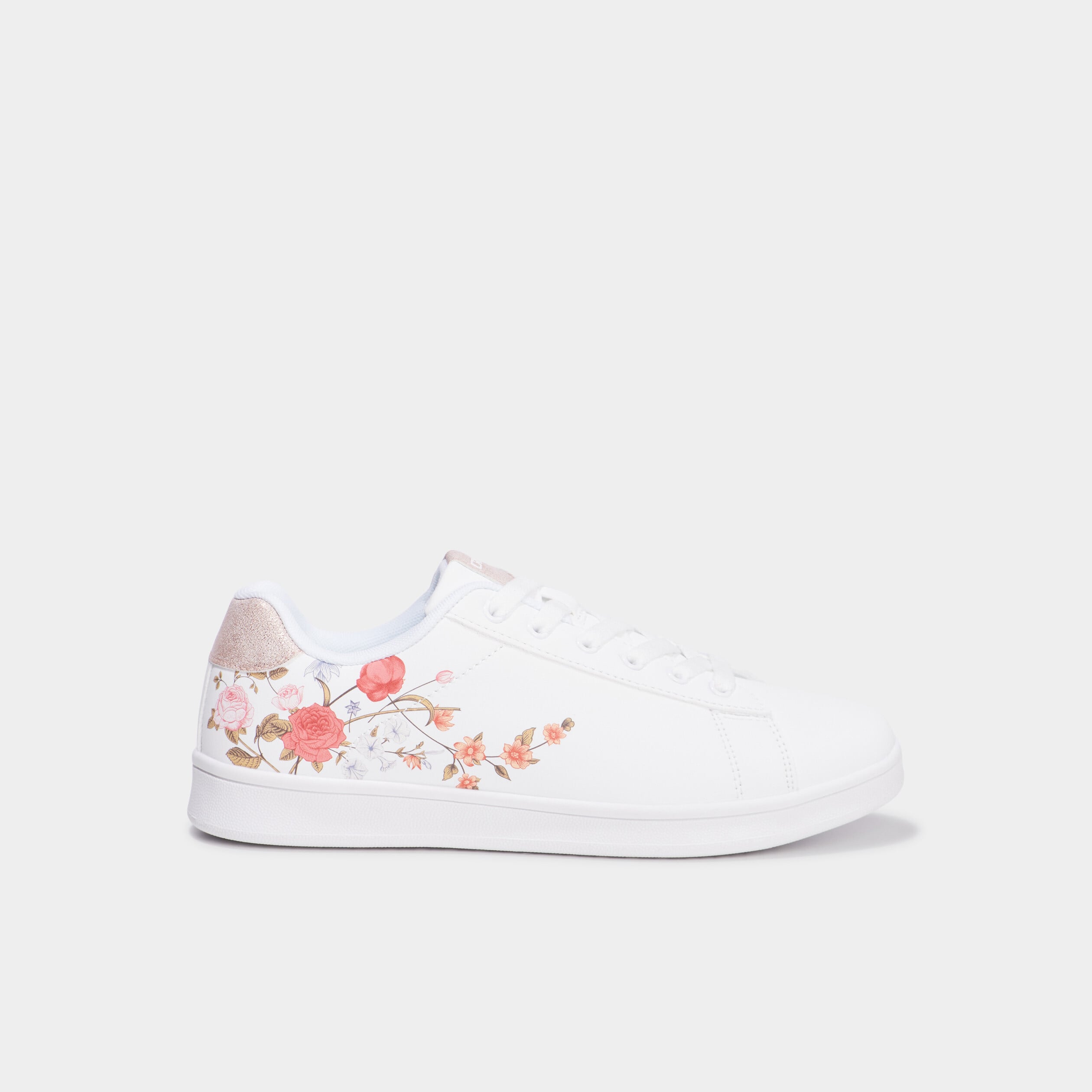 Baskets &agrave; lacets blanc femme