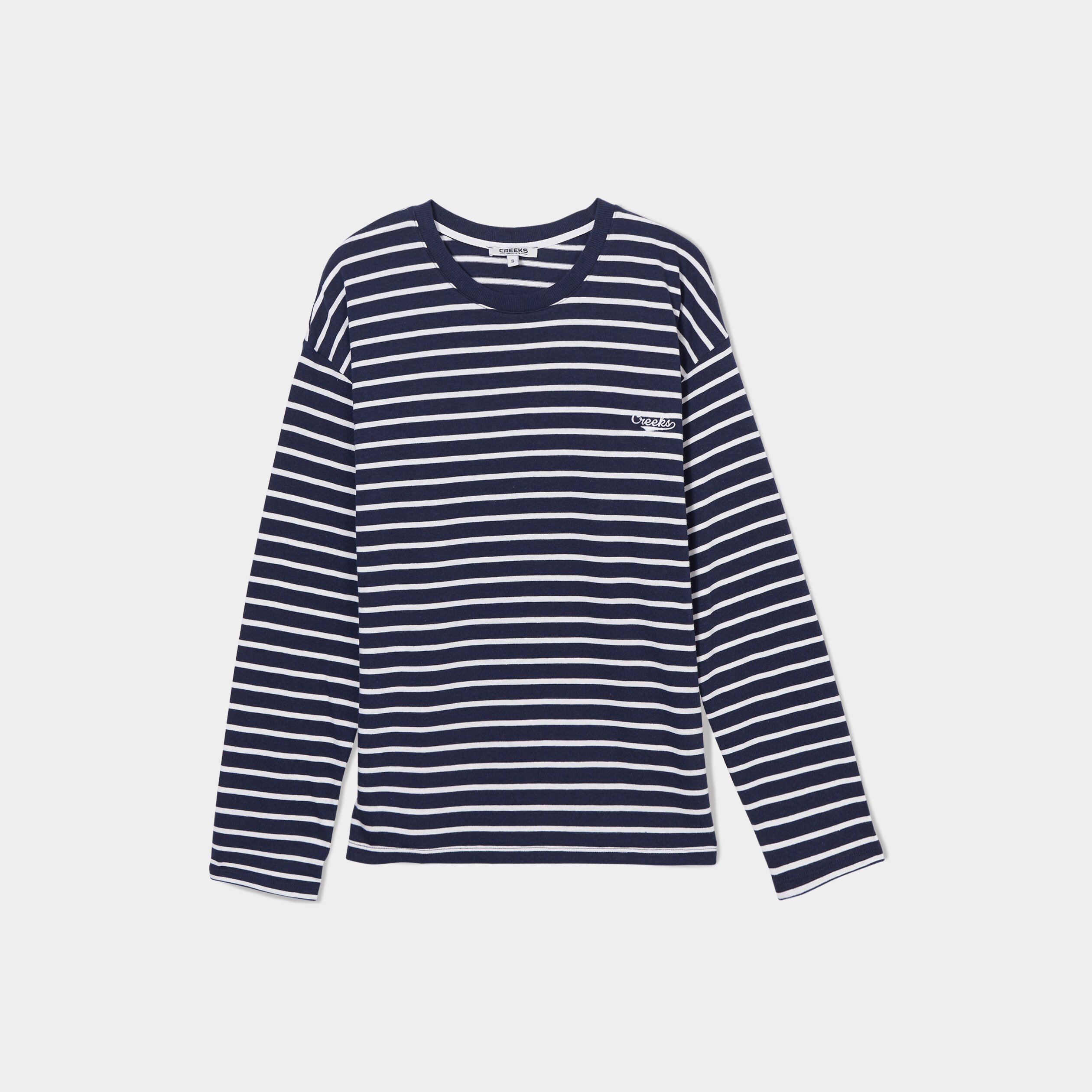 t shirt manches longues creeks bleu marine femme T-shirt manches longues Creeks bleu marine femme