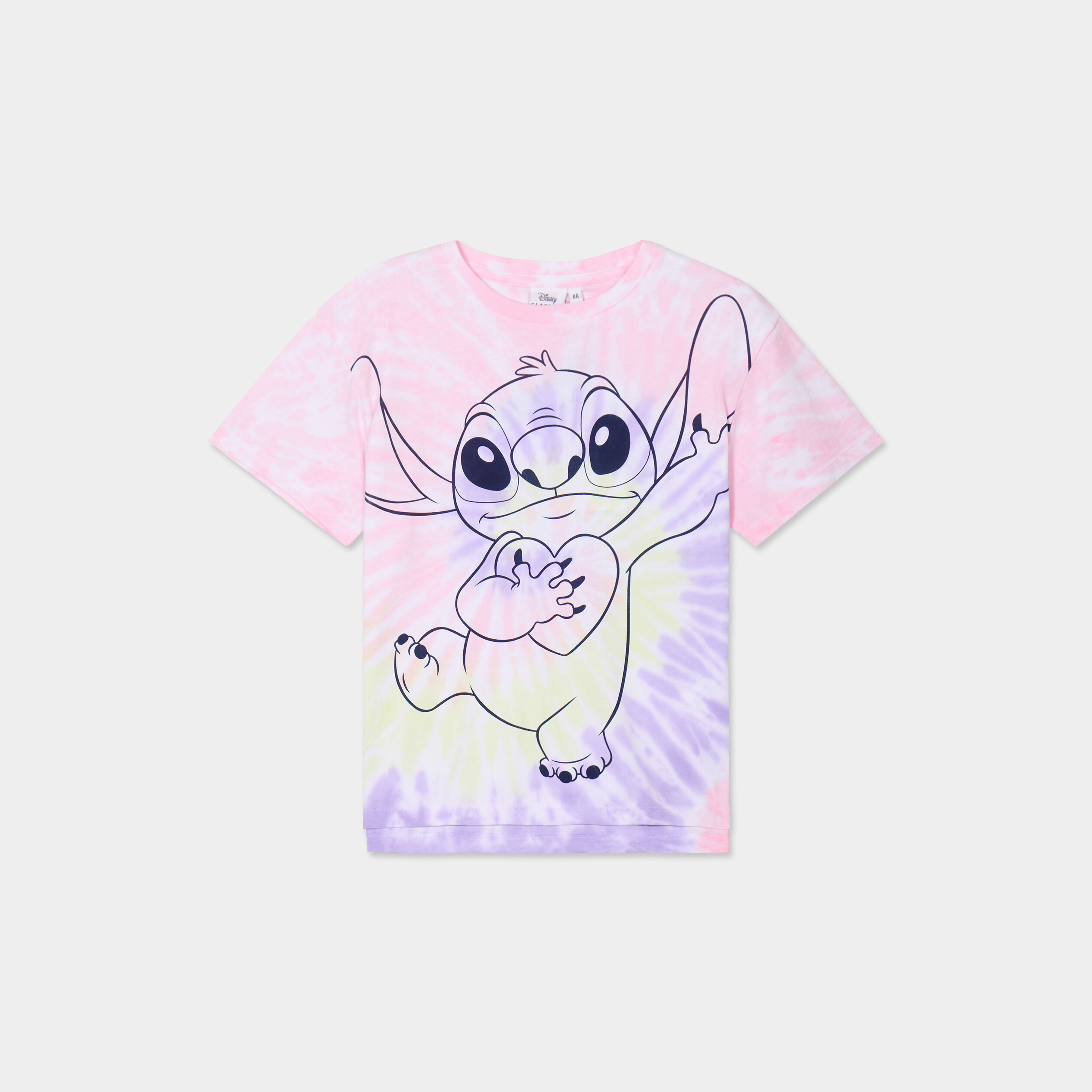 t shirt manches courtes coton stitch multicolore fille T-shirt manches courtes coton Stitch multicolore fille
