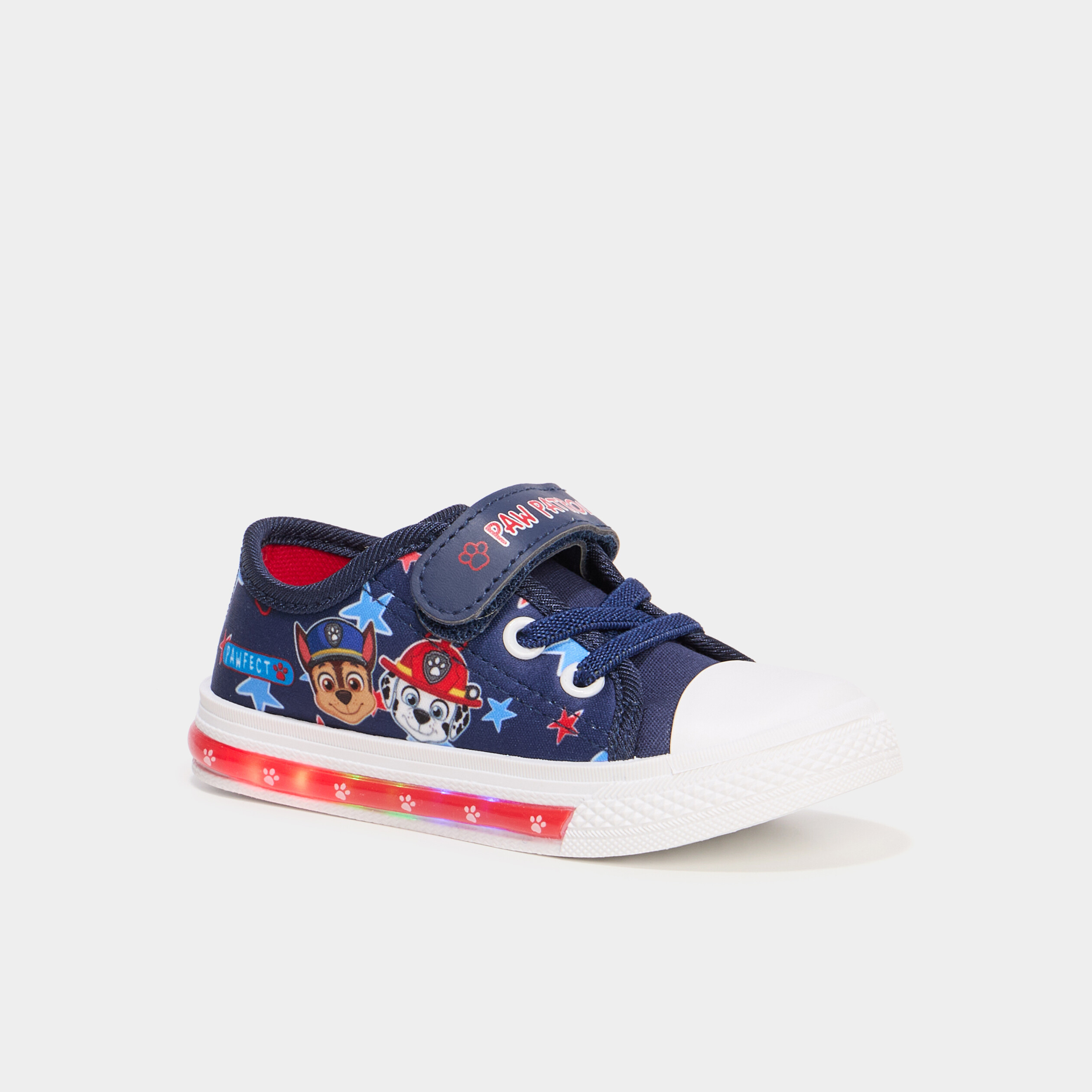 Tennis lumineuses bout renforc&eacute; Patrol multicolore gar&ccedil;on