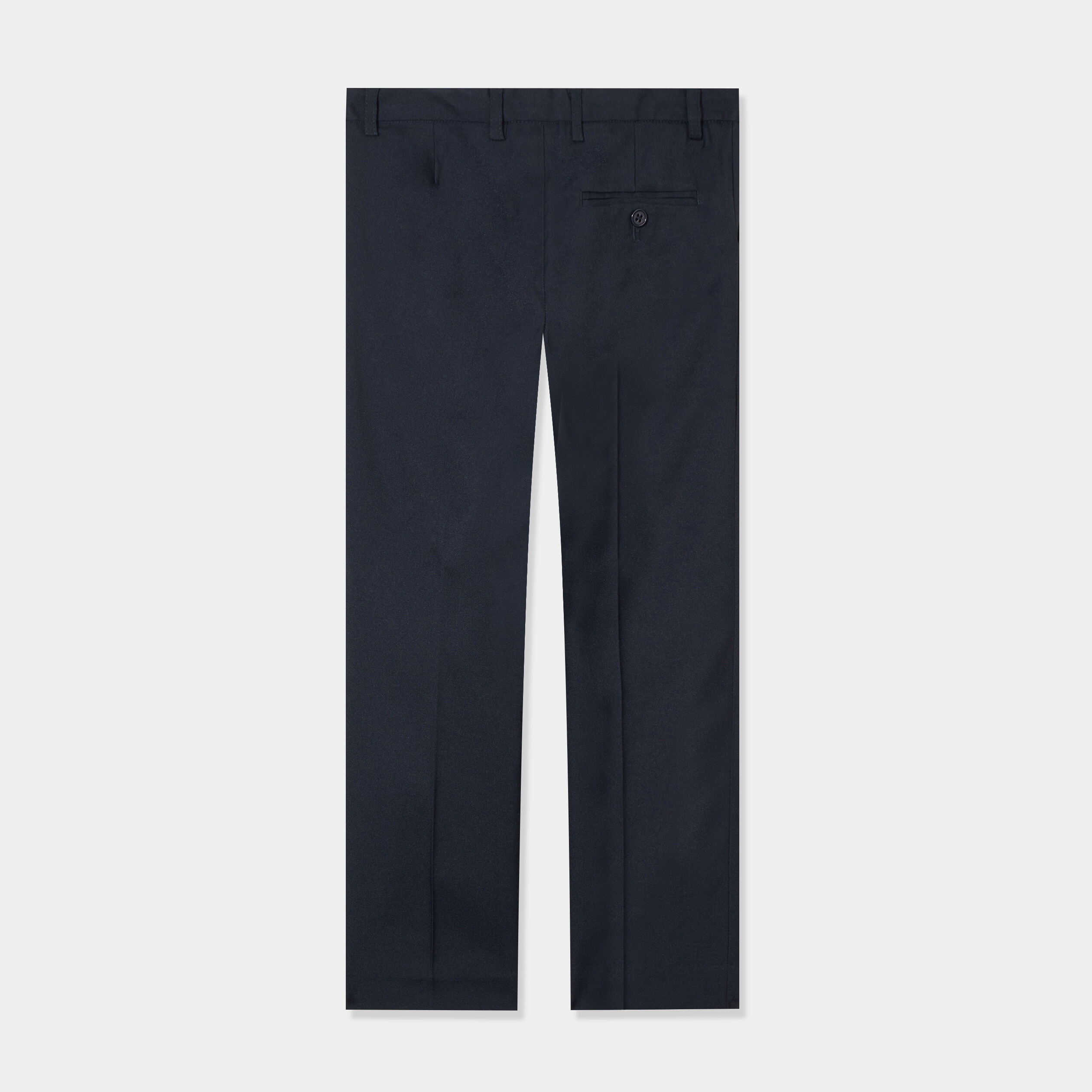 pantalon de costard droit a pinces bleu marine garcon Pantalon de costard droit à pinces bleu marine garçon