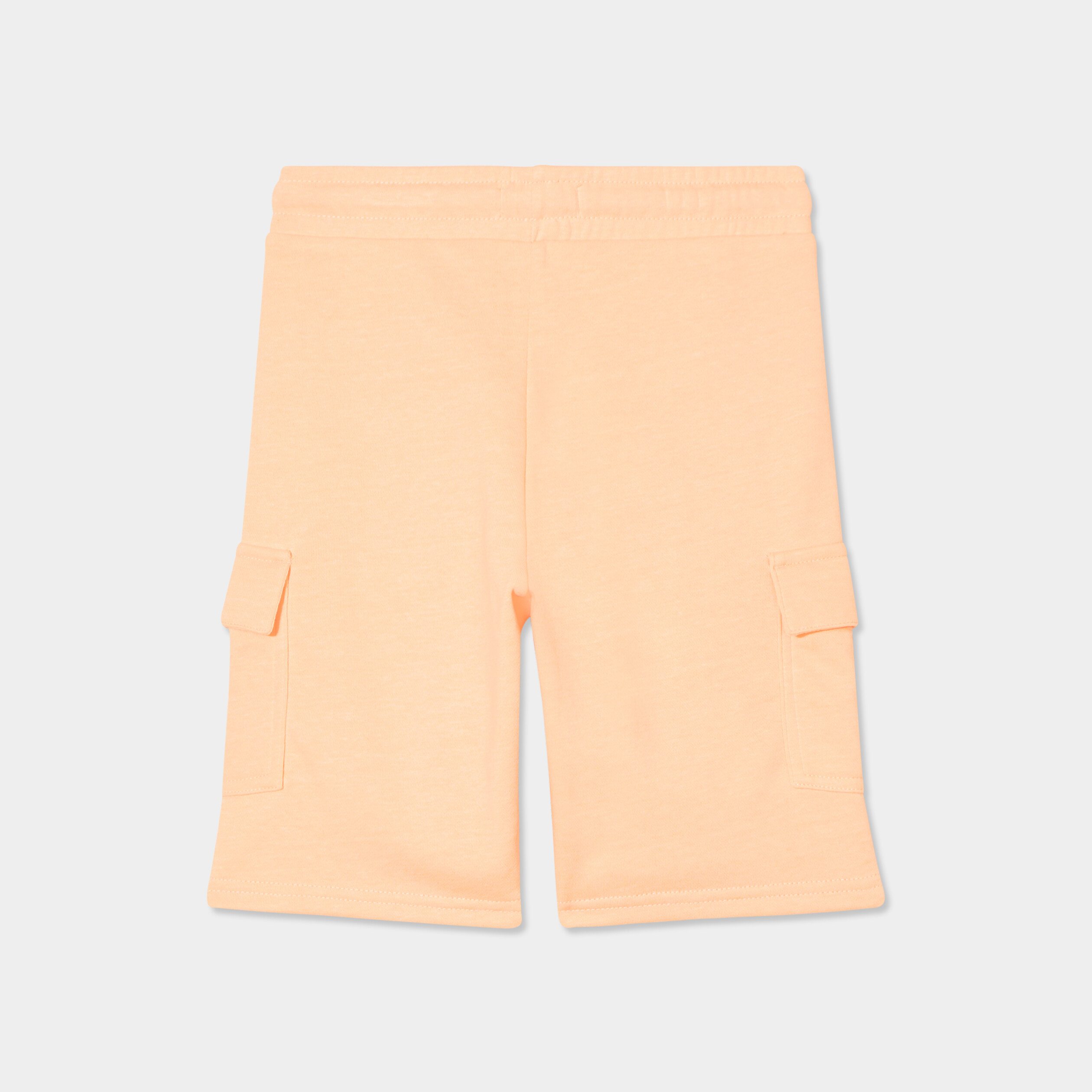 bermuda cargo poches cotes orange fluo garcon Bermuda cargo poches côtés orange fluo garçon