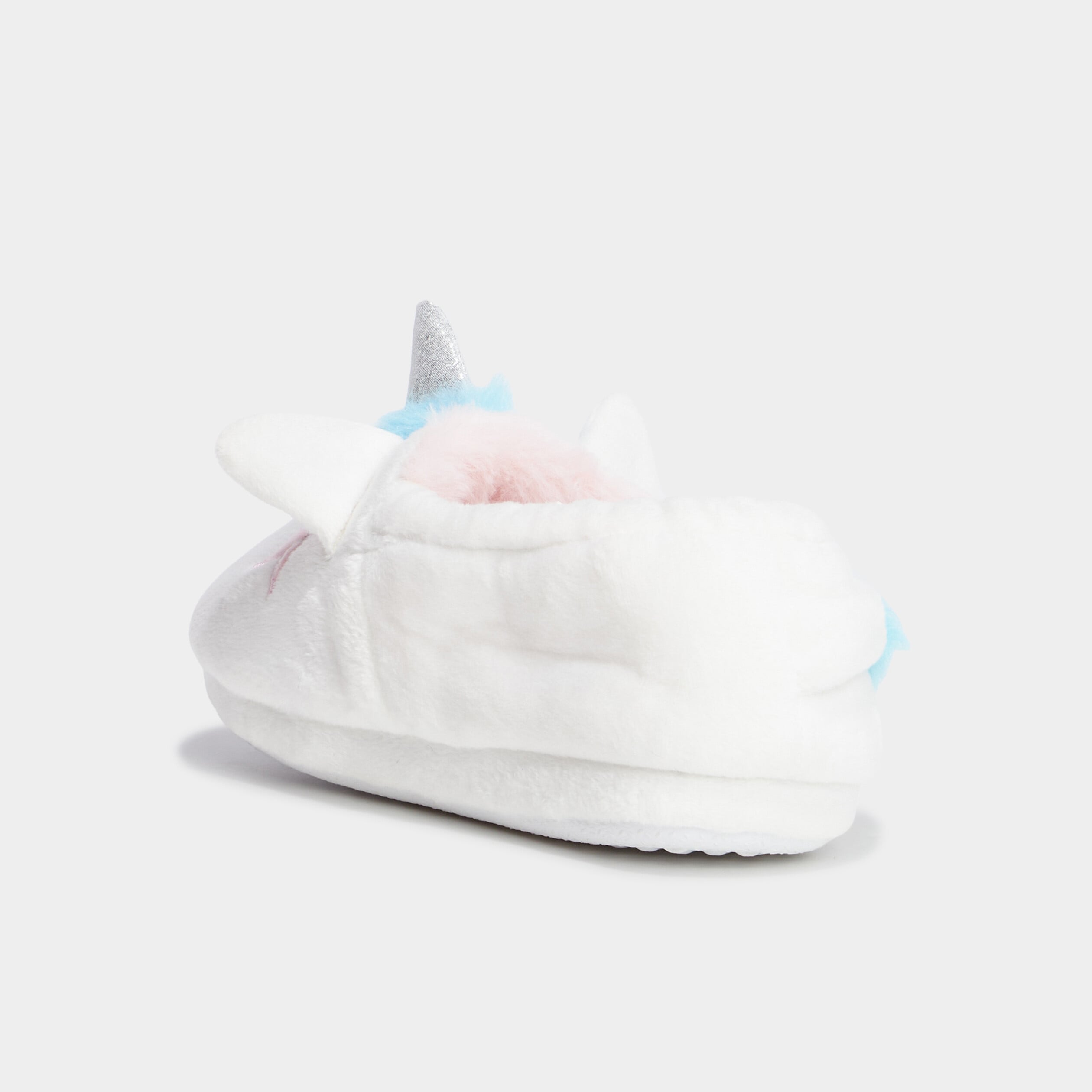 Chaussons effet polaire blanc fille
