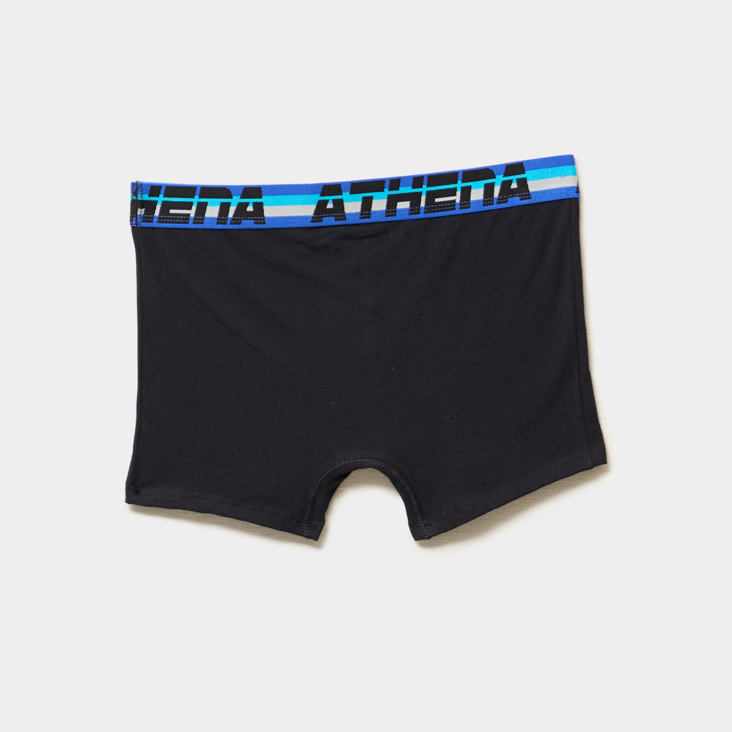 lot 3 boxers coton stretch athena noir homme Lot 3 boxers coton stretch Athena noir homme
