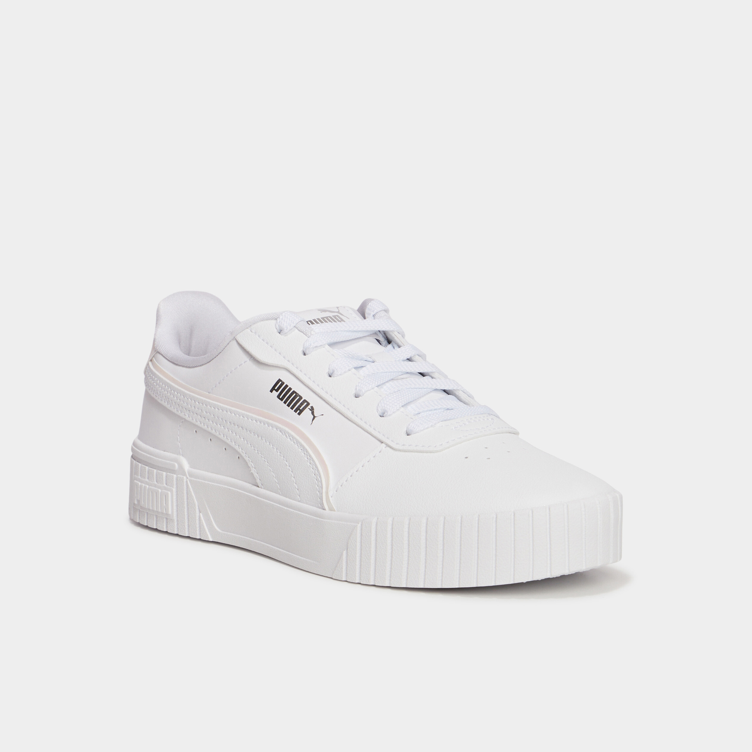 tennis basses a lacets puma carina mauve fille Tennis basses à lacets Puma Carina mauve fille