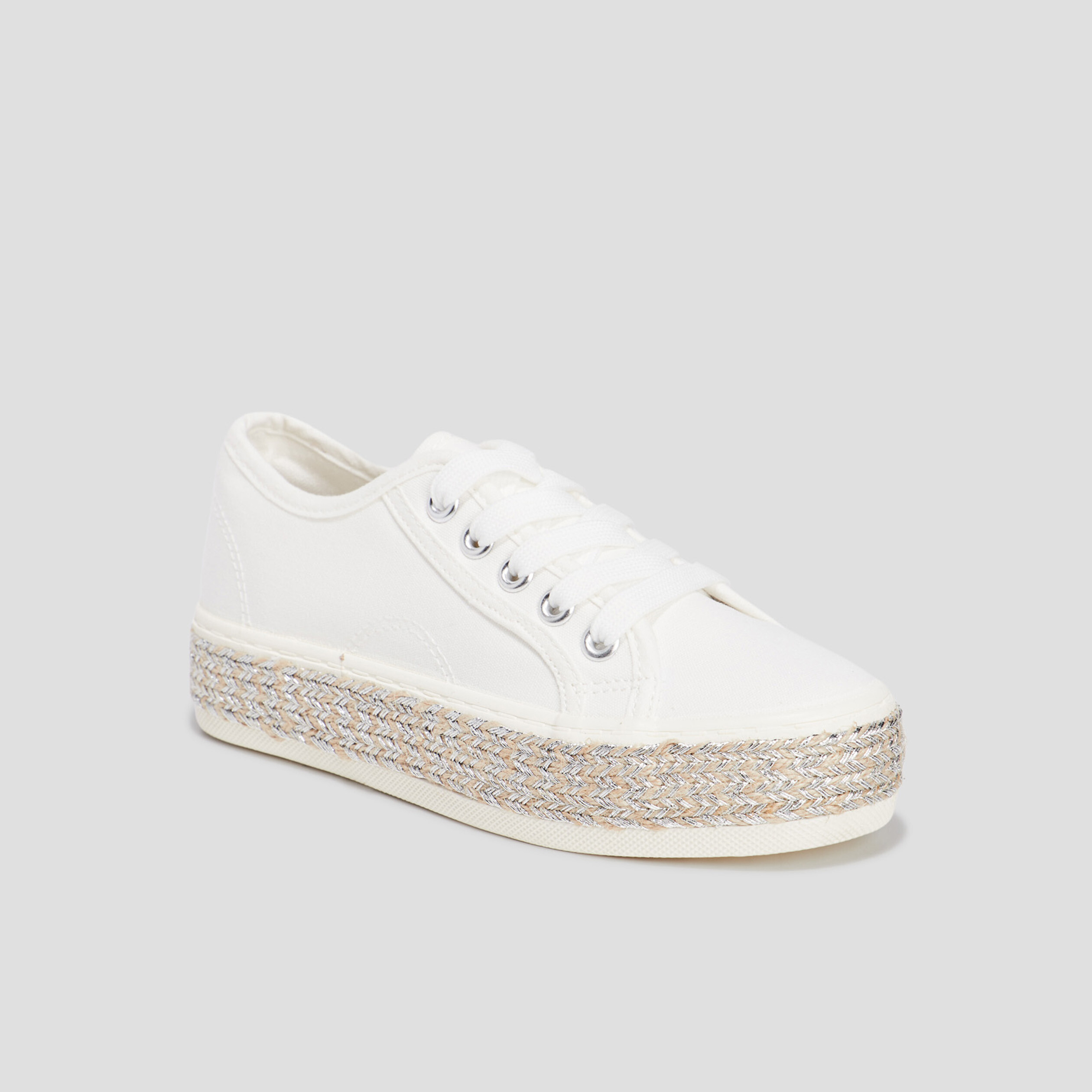 tennis a lacets en toile liberto blanc fille Tennis à lacets en toile Liberto blanc fille