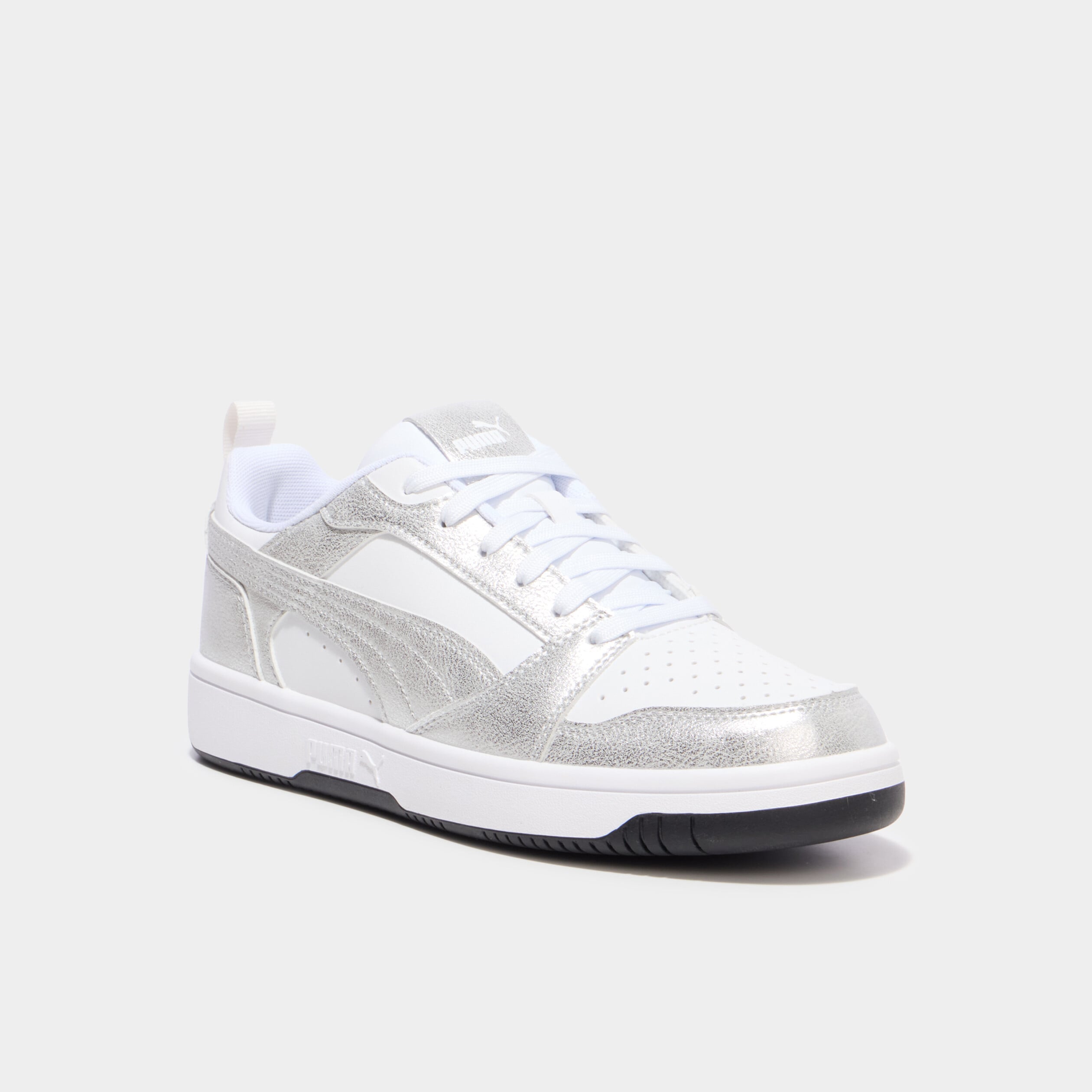 Tennis Rebound V6 Puma gris argent femme