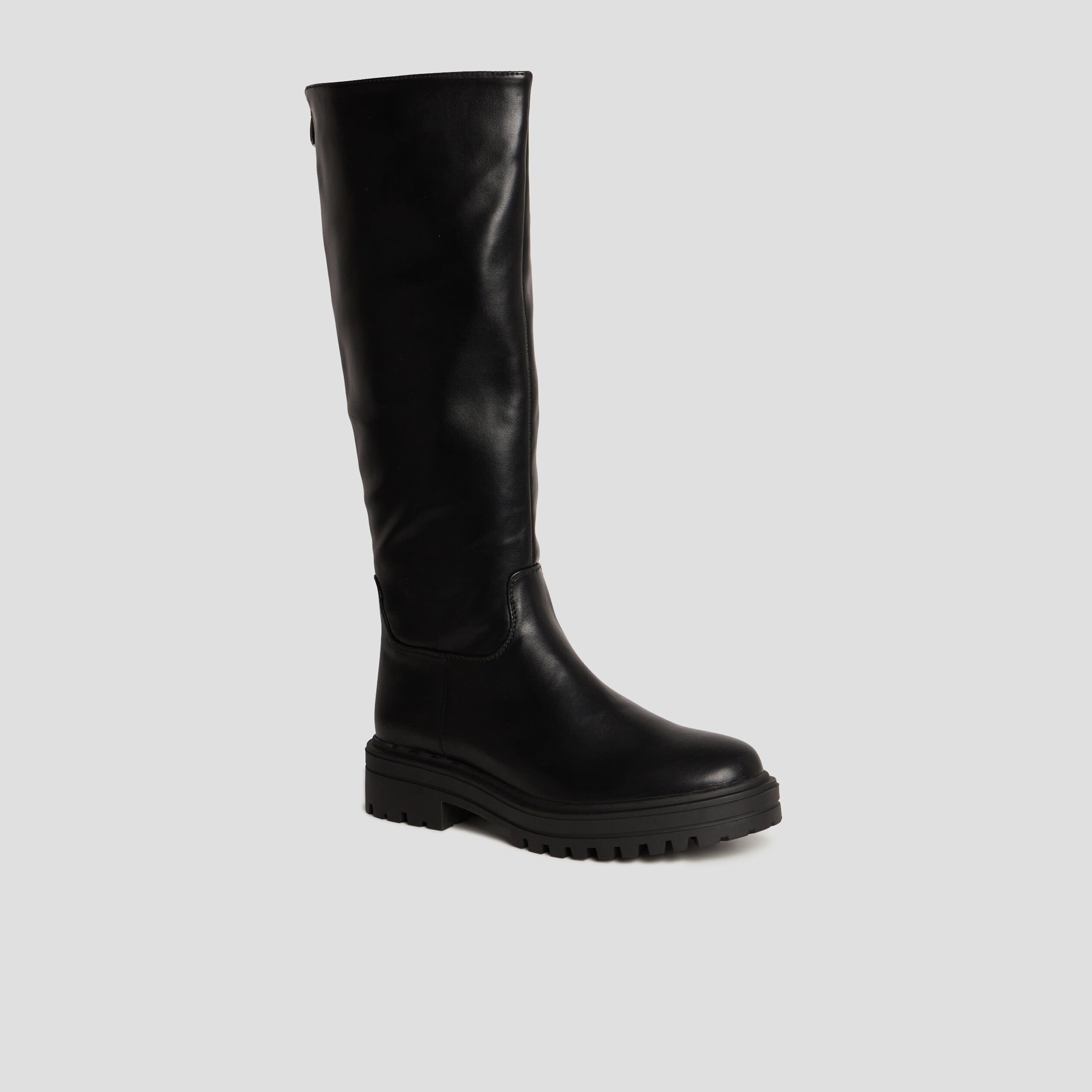 Bottes semelle chunky noir femme