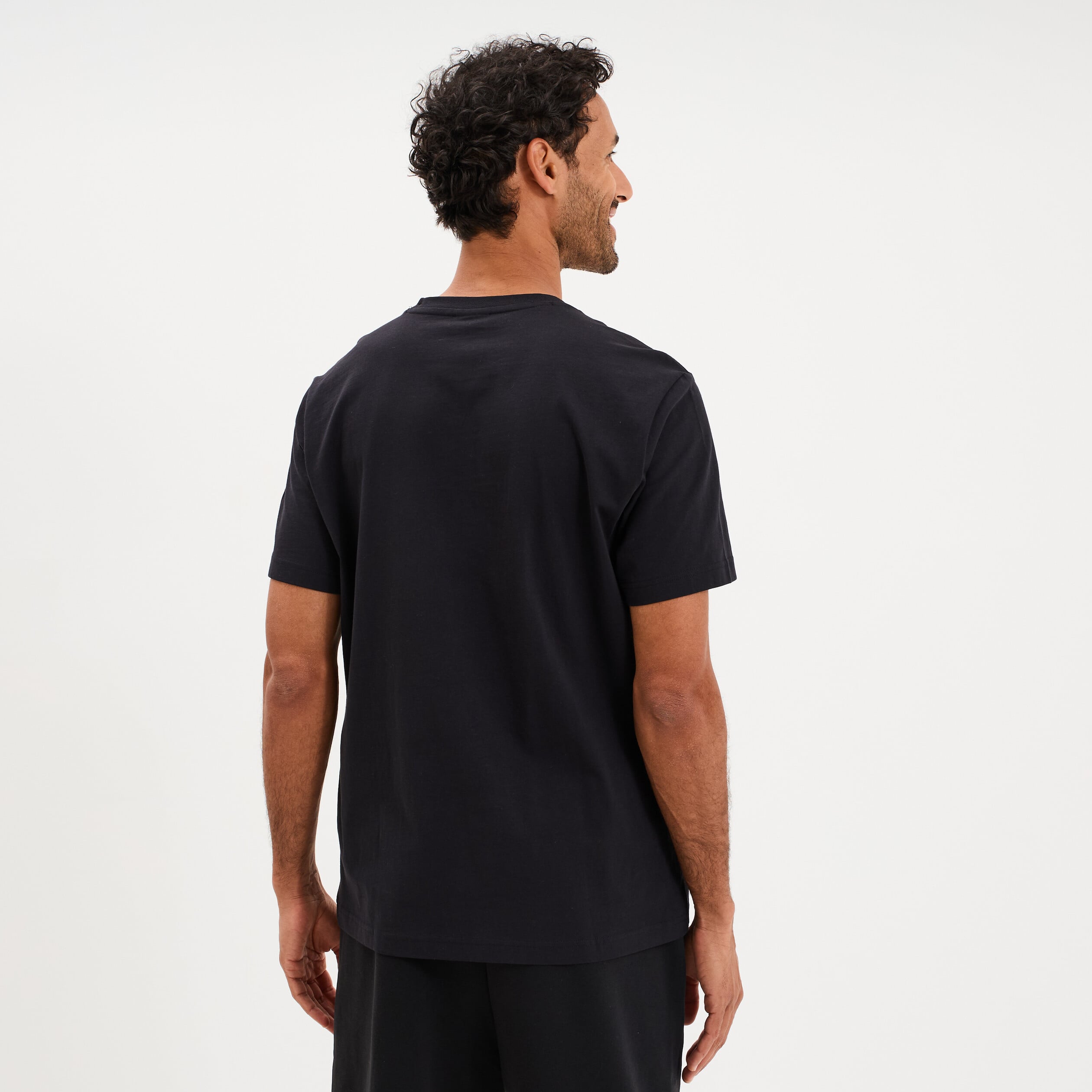 T-shirt manches courtes coton Champion noir homme