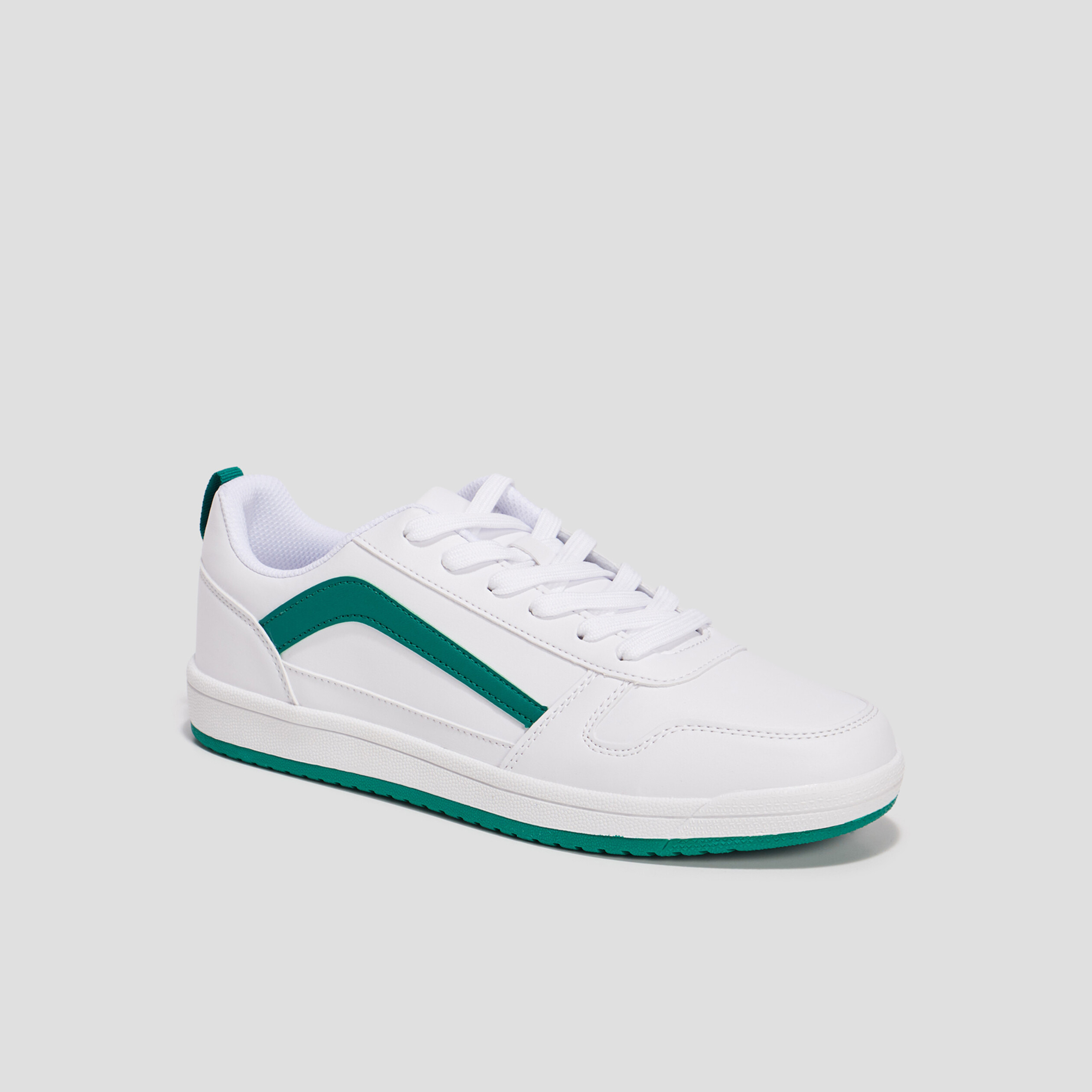 Tennis à lacets Liberto blanc homme