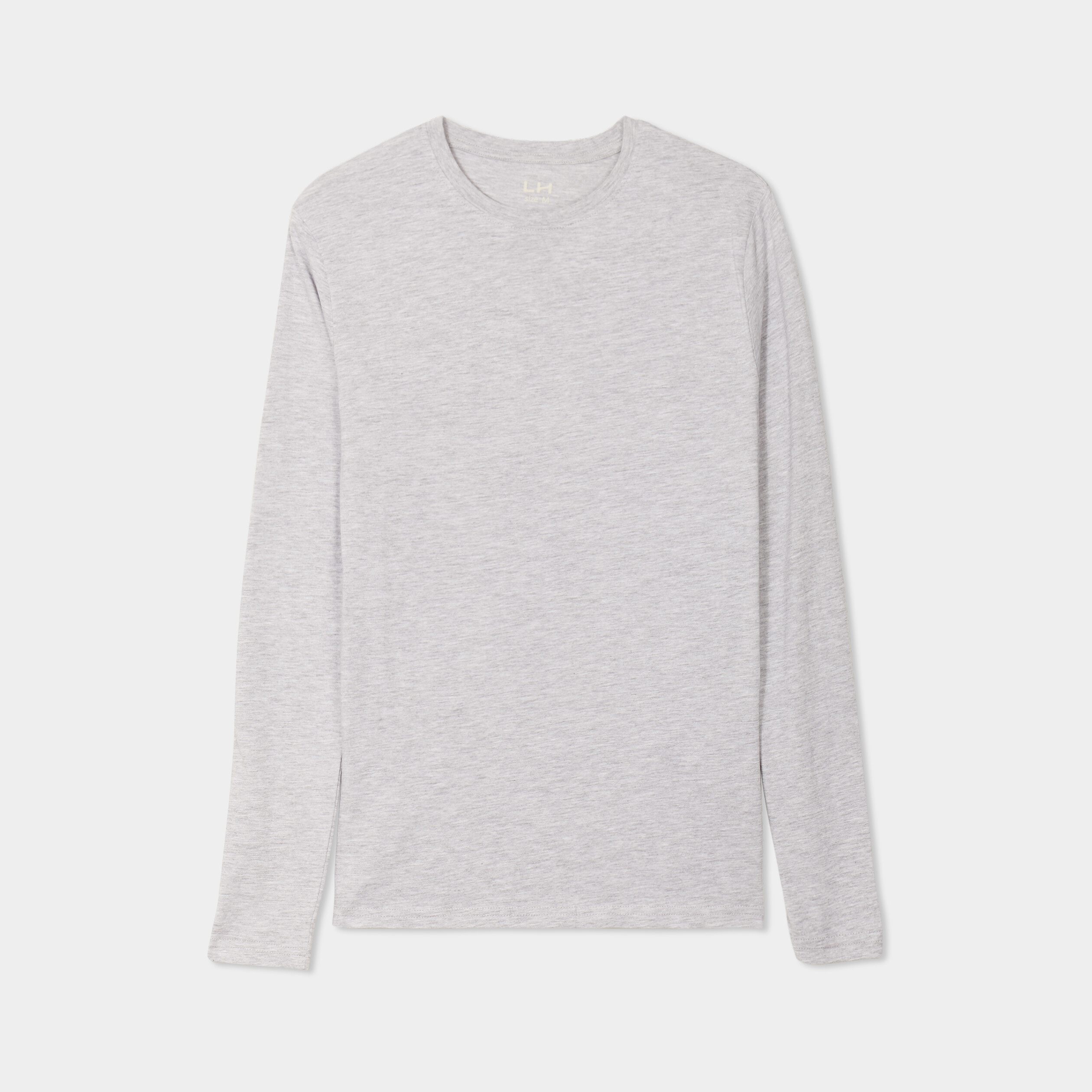 t shirt manches longues gris homme T-shirt manches longues gris homme