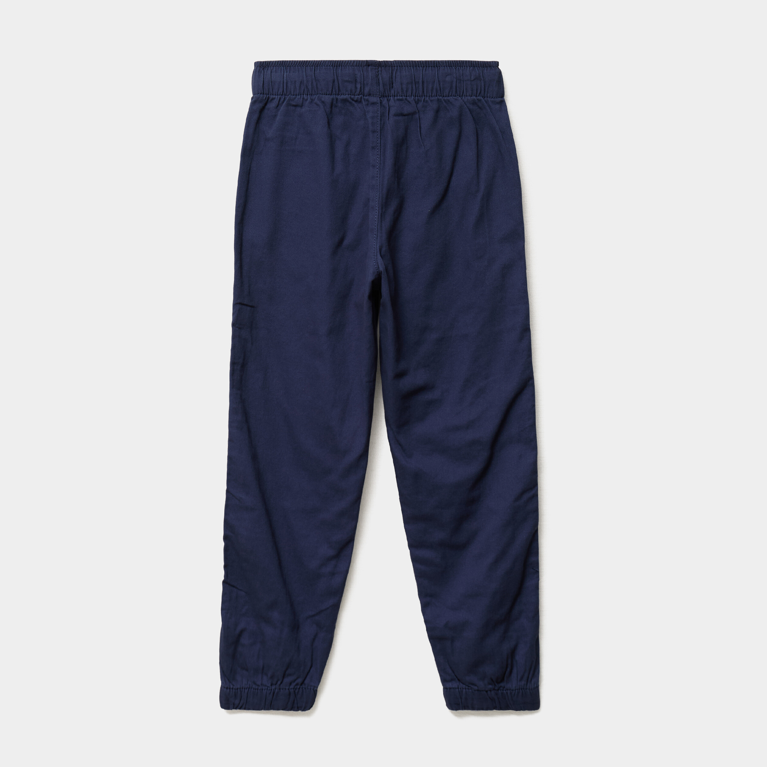 Pantalon jogger chaud doubl&eacute; coton bleu marine gar&ccedil;on