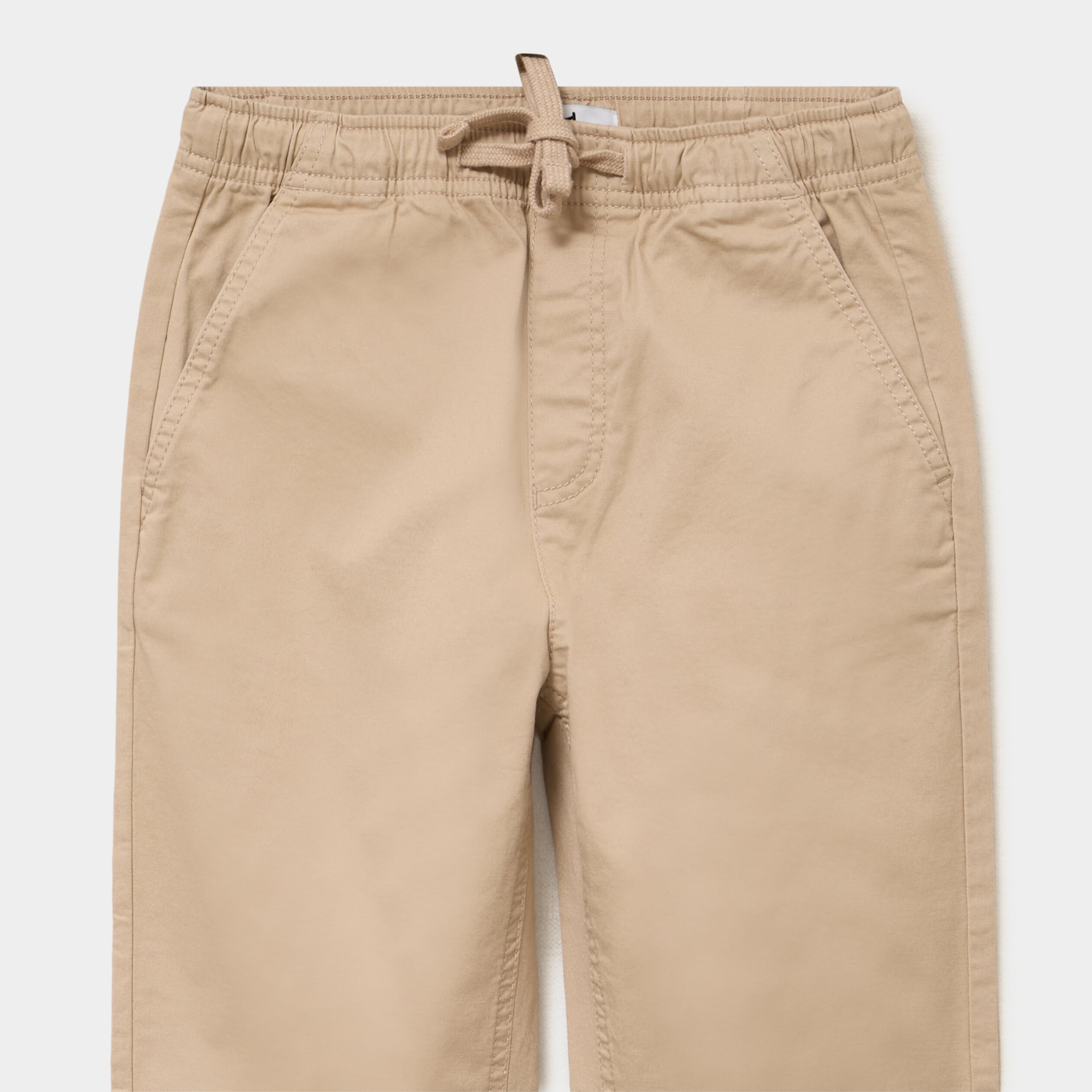 Pantalon chino droit taille ajustable beige gar&ccedil;on