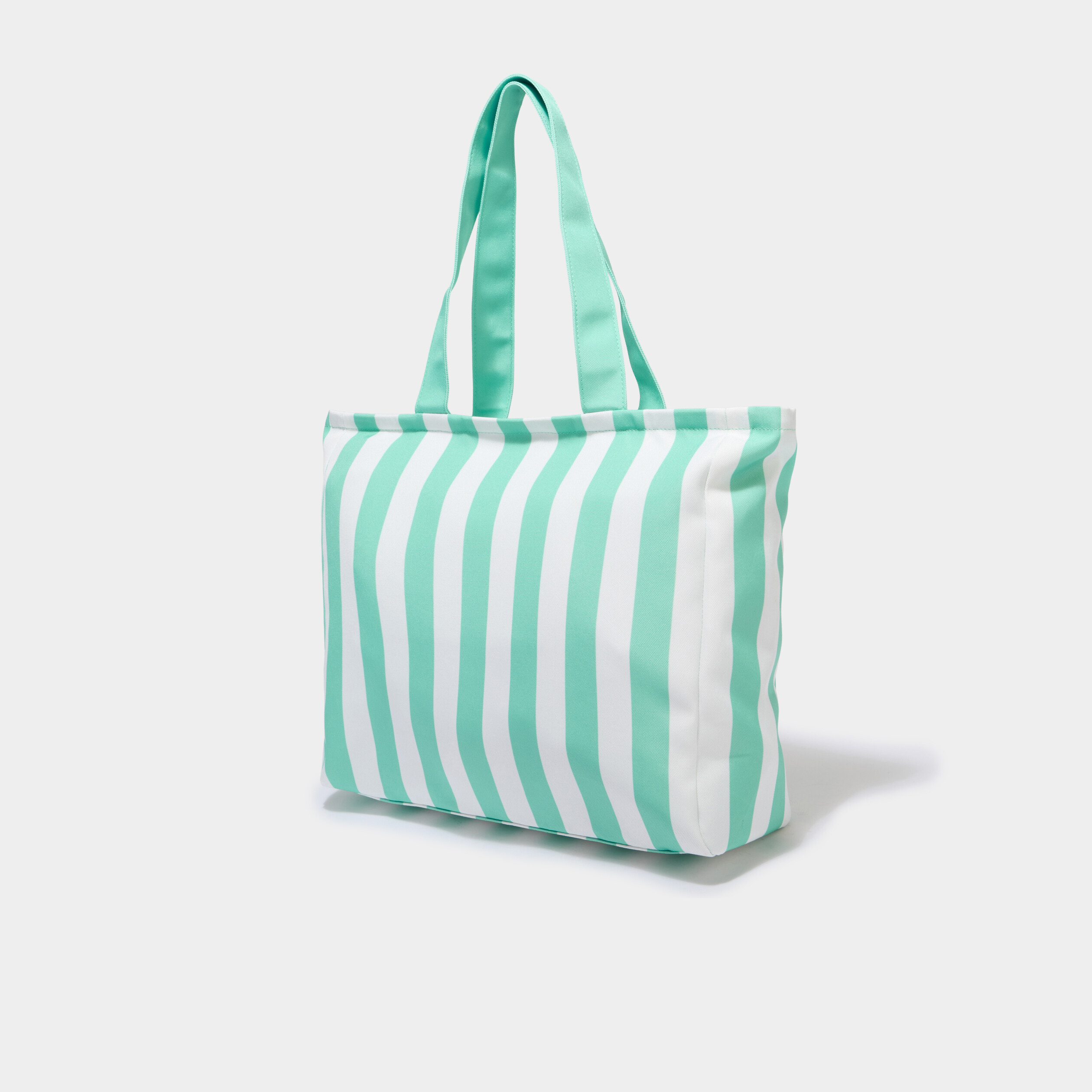 Sac cabas rectangulaire vert femme