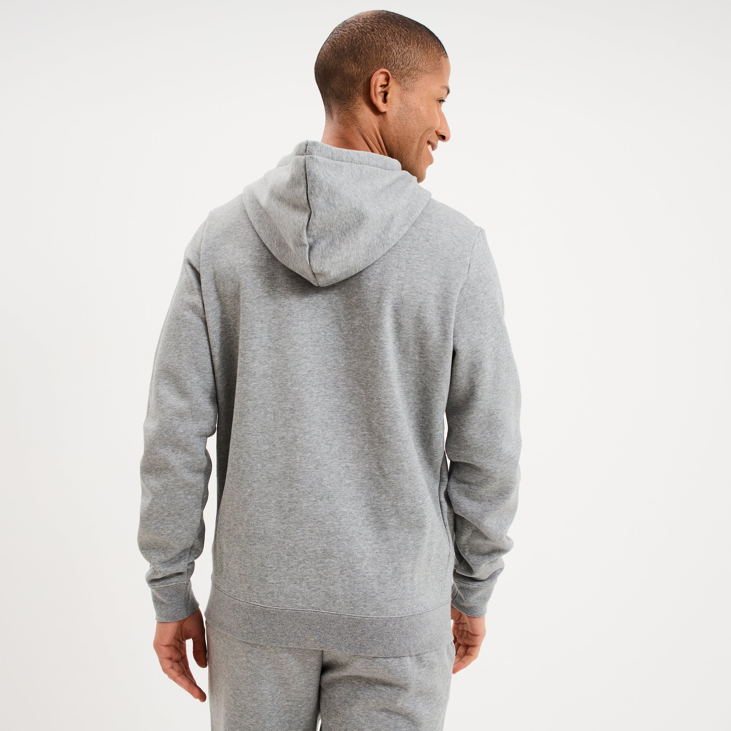 Sweat hoodie &agrave; capuche molleton Puma gris homme