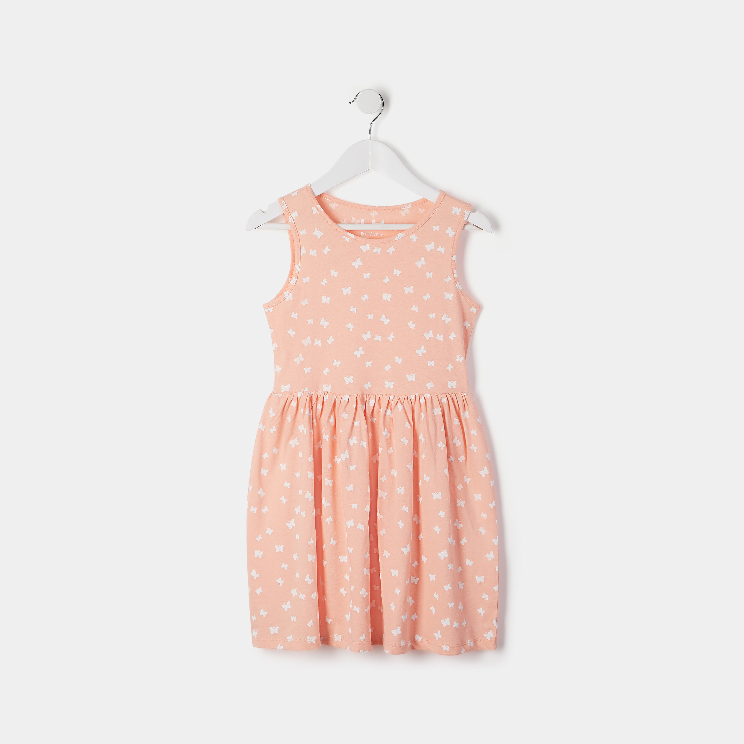 Robe orange top fille