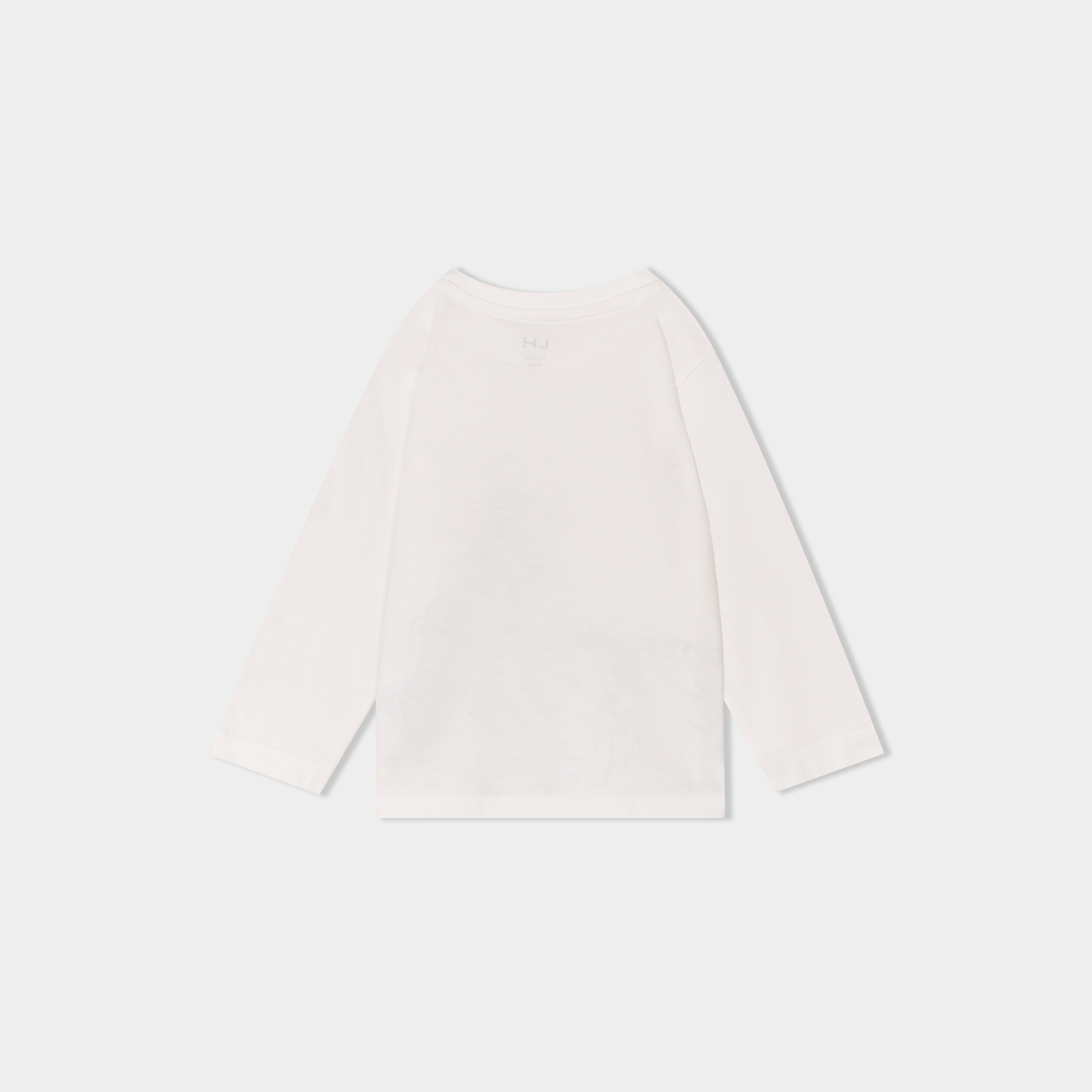 t shirt manches longues coton blanc bebeg T-shirt manches longues coton blanc bébé garçon
