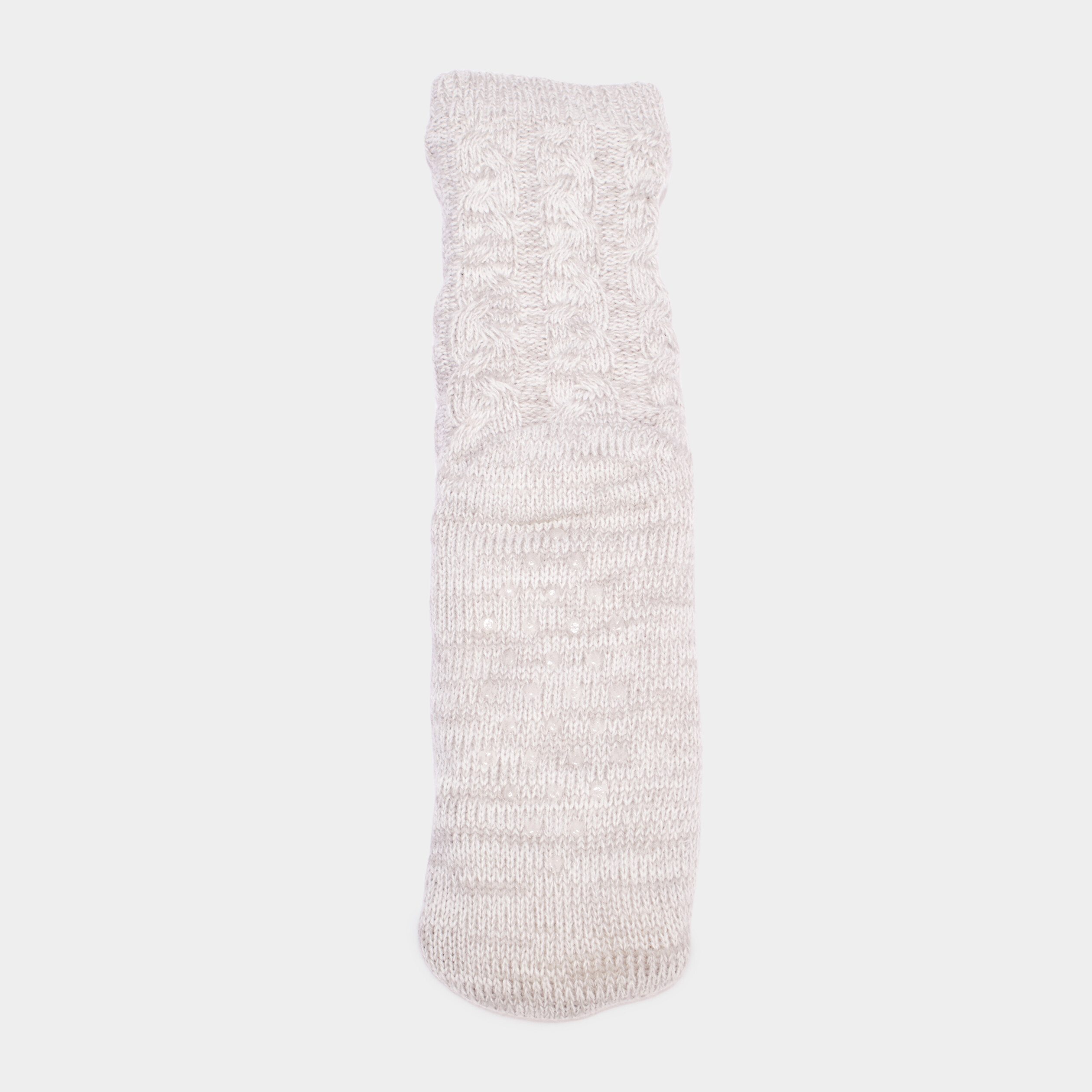 chaussettes dinterieur a torsades gris homme Chaussettes d'intérieur à torsades gris homme