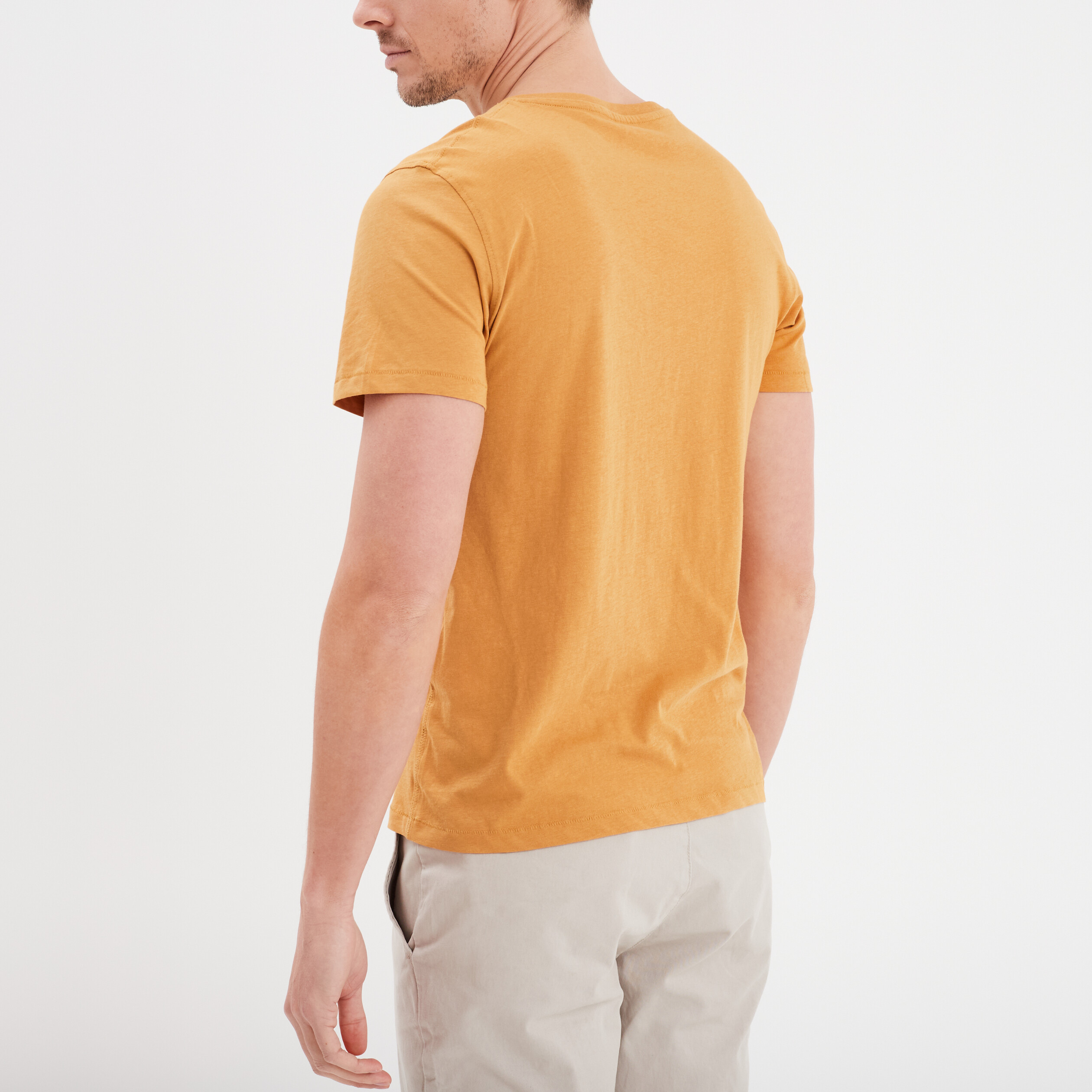 Lot de 4 T-Shirt Homme Manches Courtes Col Rond Coupe Droite - INSFITY