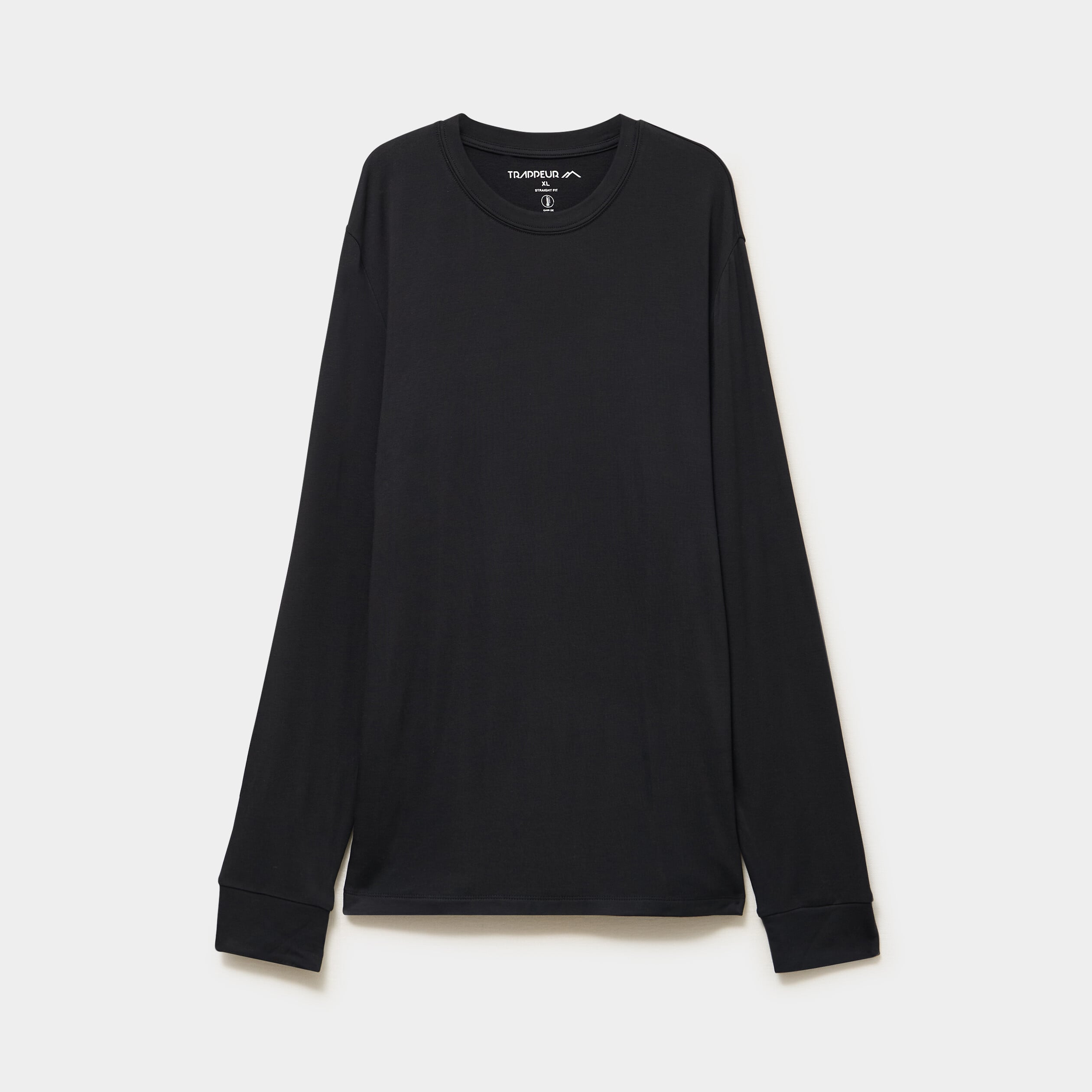T-shirt chaud technique manches longues noir homme